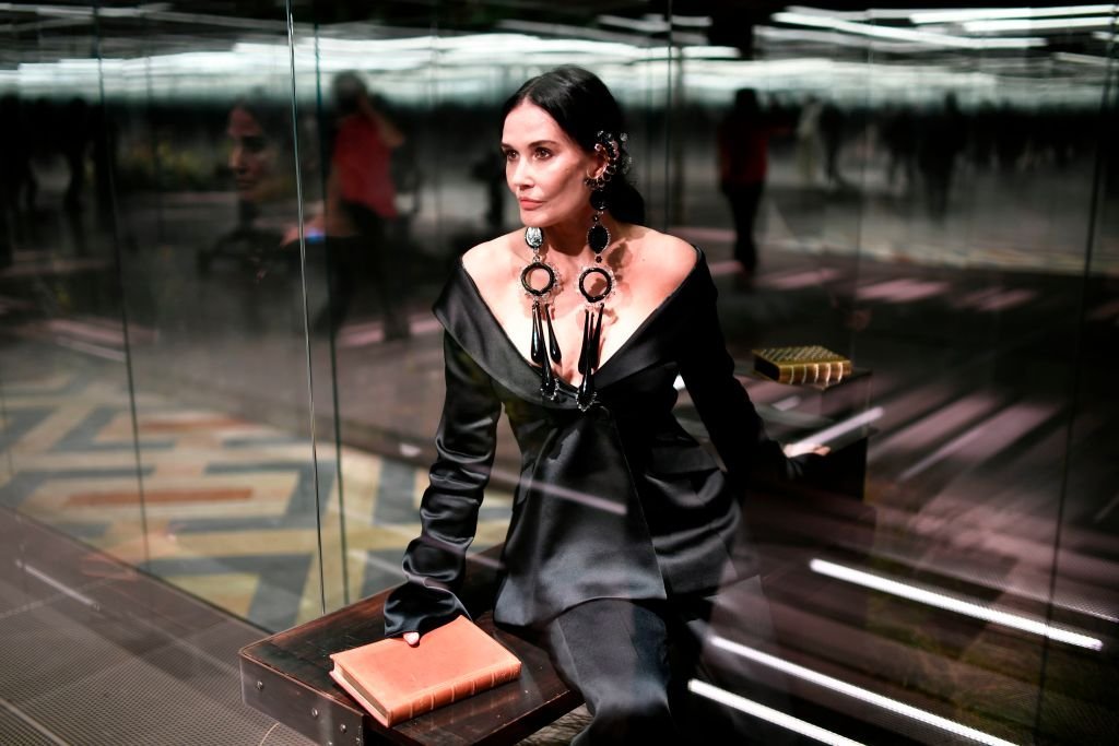 La comédienne Demi Moore, pour le défilé Fendi, le 27 janvier 2021. | Photo : Getty Image