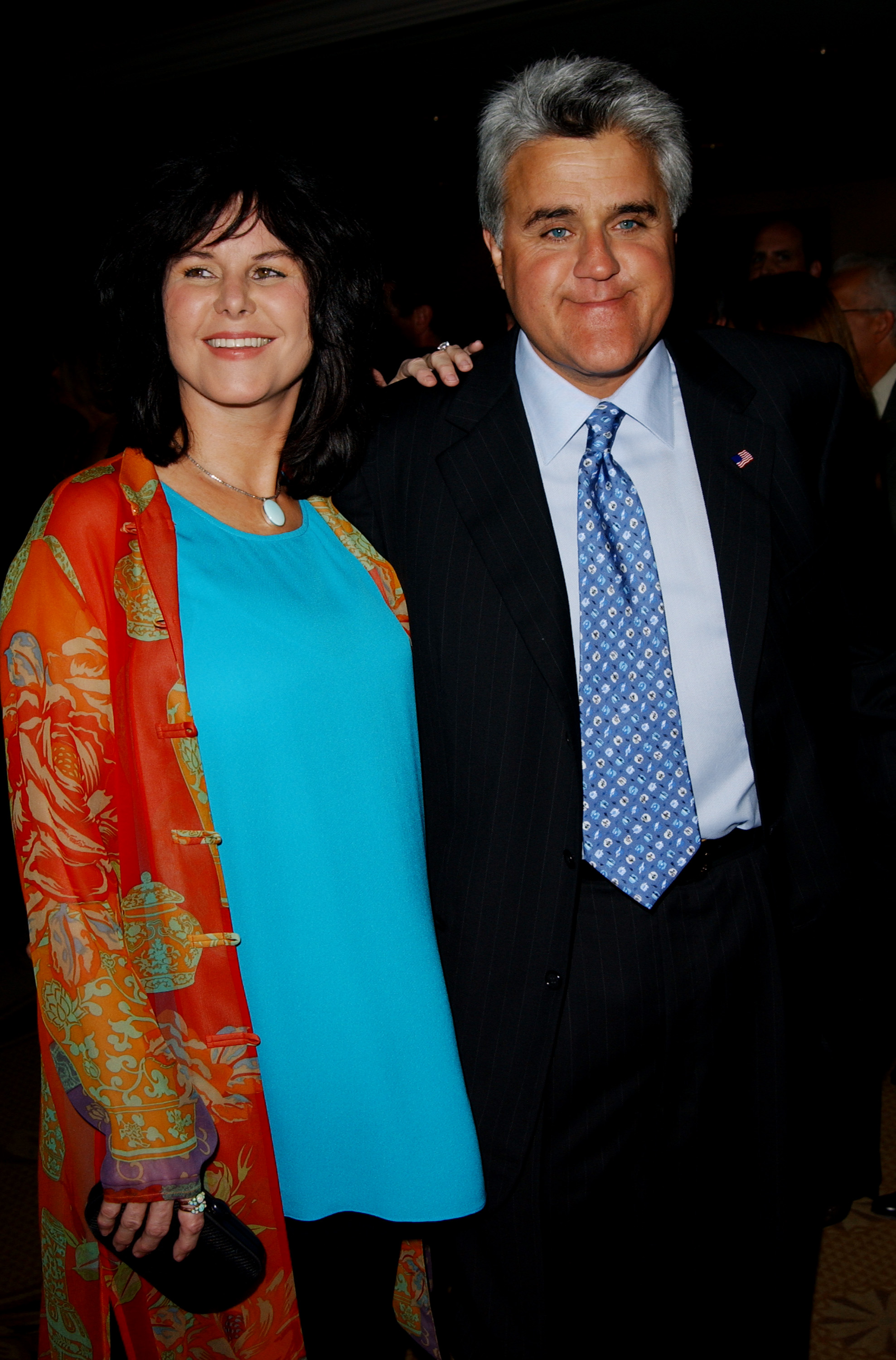 Mavis and Jay Leno attend the 2nd Annual Adopt-A-Minefield benefit "Open Hearts Clear Mine" on September 18, 2002 | Source: Getty Images