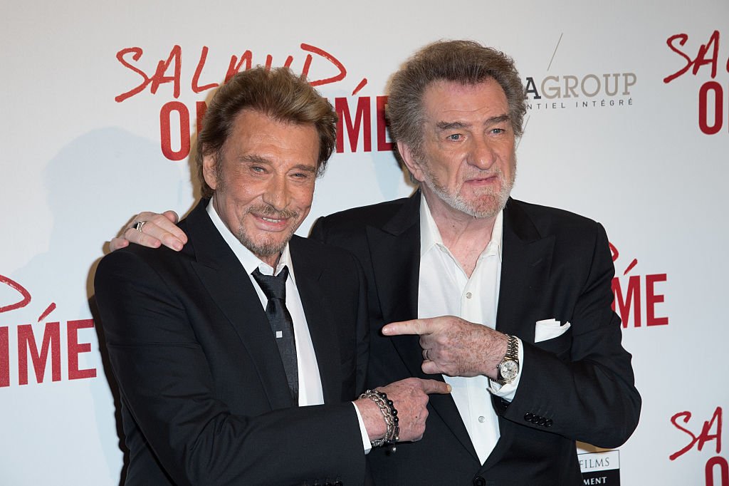 Johnny Hallyday et Eddy Mitchell | photo : Getty Images