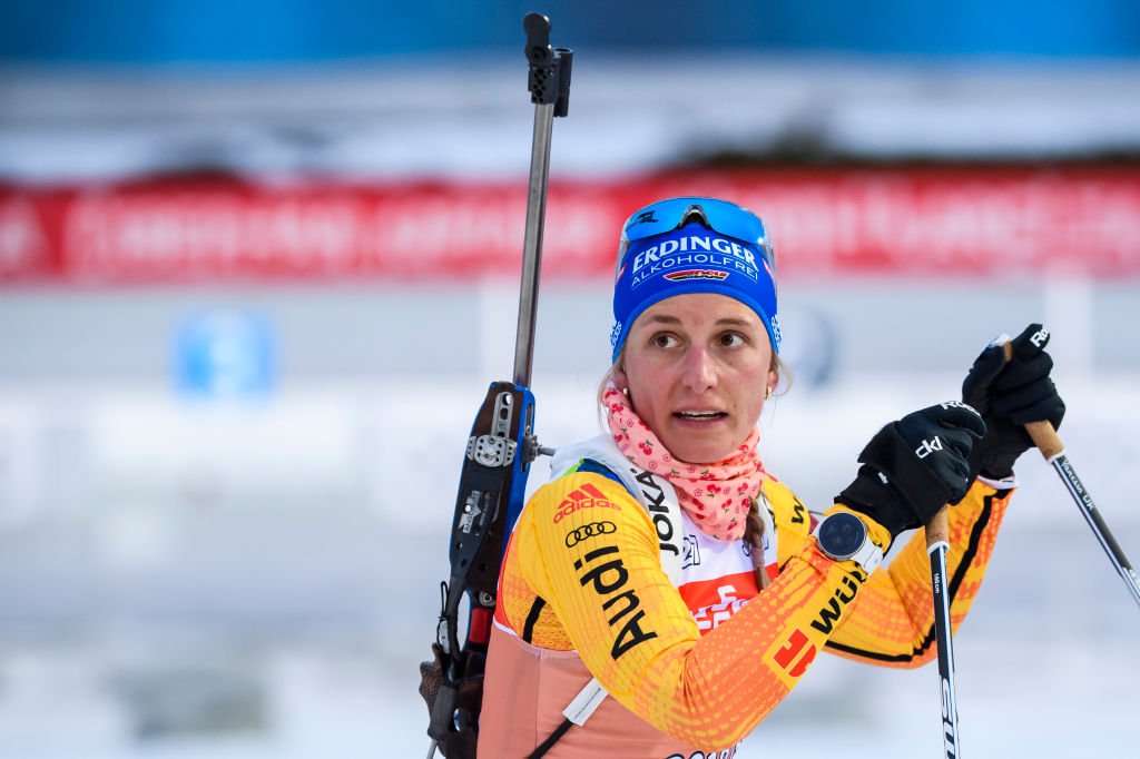 Vanessa Hinz während einer Trainingseinheit für den BMW IBU Weltcup Biathlon Kontiolahti am 11. März 2020 in Kontiolahti, Finnland. (Foto von Kevin Voigt) I Quelle: DeFodi Images über Getty Images
