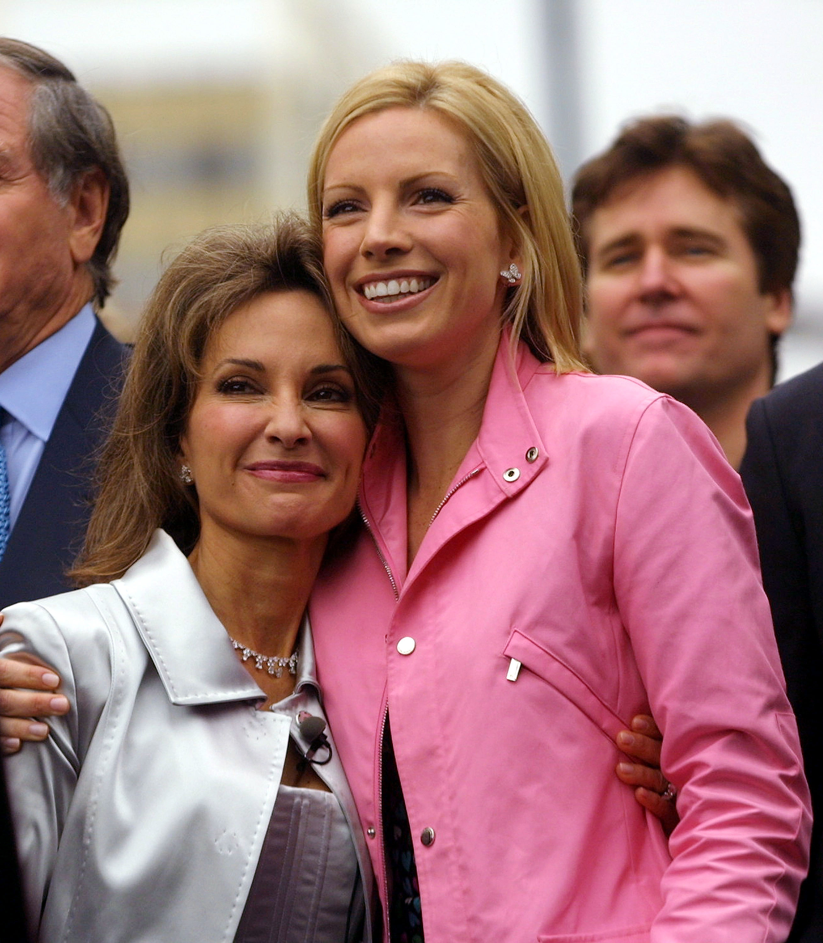 Susan Lucci and Liza Huber at the ceremony honoring her with a star on the Hollywood Walk of Fame on in Hollywood, California on January 28, 2005 | Source: Getty Images