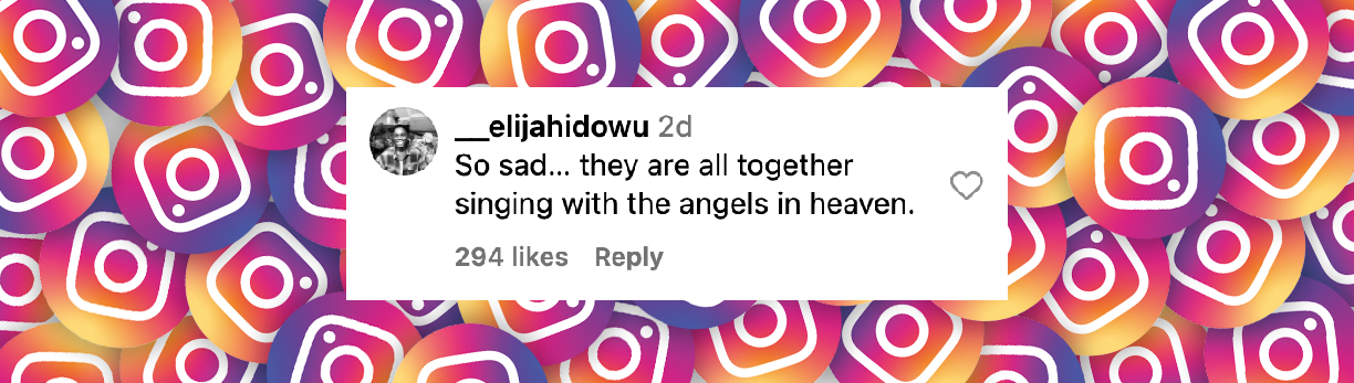 A netizen's reaction to the latest loss in Cory Monteith's family, posted on June 27, 2025 | Source: Instagram/people