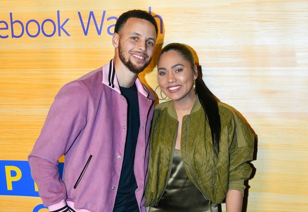 Ayesha Curry and her husband, Stephen Curry at he "Stephen Vs.The  Game" Facebook Watch Preview in April 2019. | Photo: Getty Images