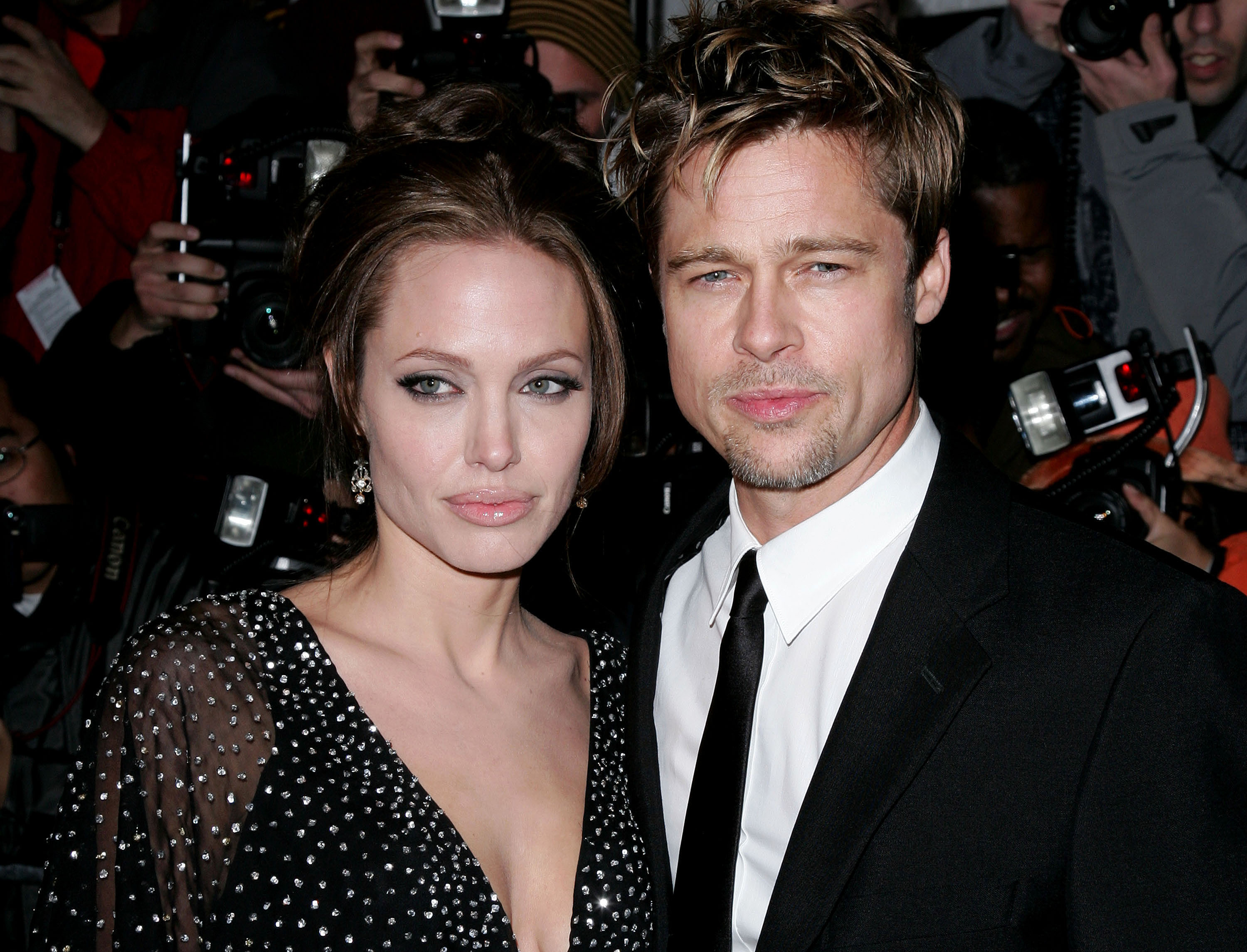 Angelina Jolie and Brad Pitt attend "The Good Shepherd" premiere on December 11, 2006 | Source: Getty Images