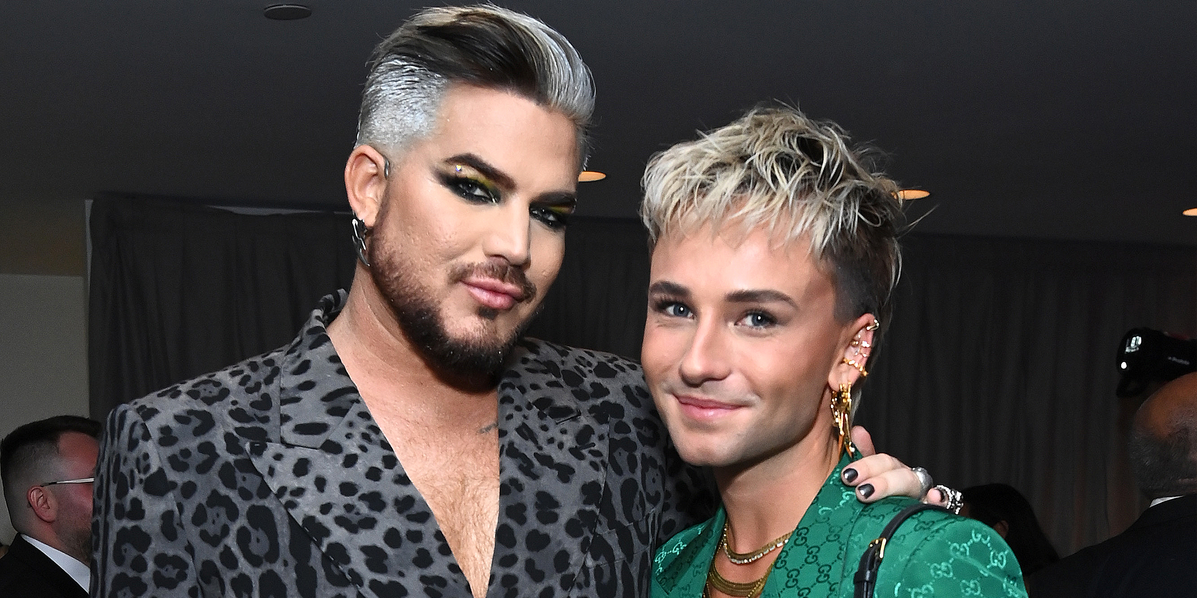 Adam Lambert and Oliver Gliese. | Source: Getty Images