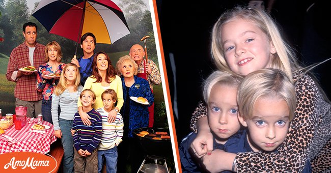 "Everybody Loves Raymond" cast bids farewell in Los Angeles on October 18, 2004, and Madylin, Sawyer, and Sullivan Sweeten at "Mickey's Once Upon a Christmas" Hollywood premiere on November 8, 1999 | Photos: Monty Brinton/CBS Photo Archive & Ron Galella, Ltd./Ron Galella Collection/Getty Images