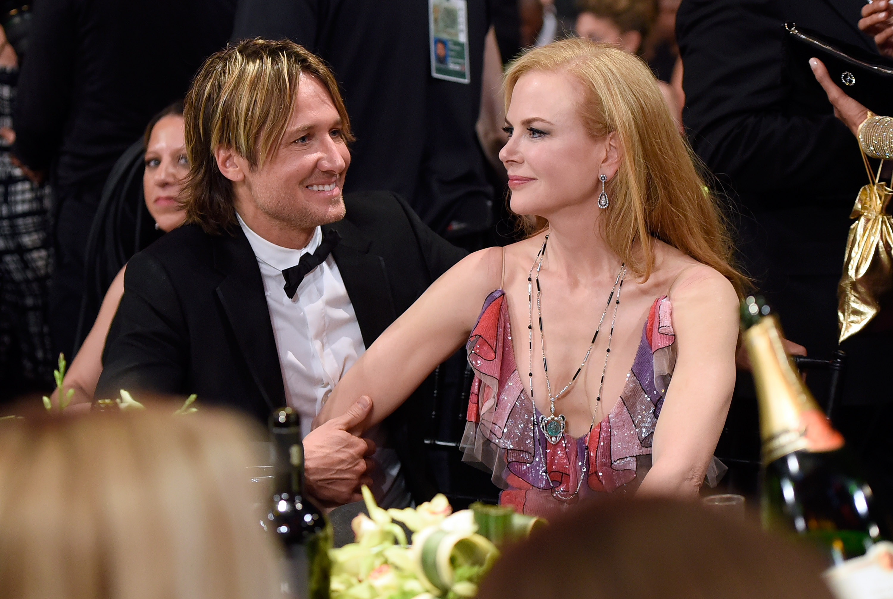 Keith Urban und Nicole Kidman bei den 22nd Annual Screen Actors Guild Awards am 30. Januar 2016 in Los Angeles, Kalifornien | Quelle: Getty Images