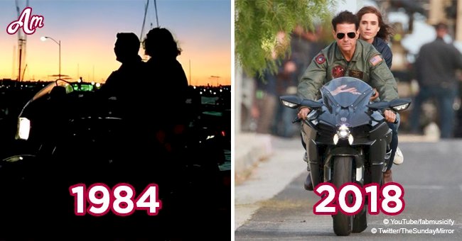 Tom Cruise delivers a remake of his iconic movie scene from 30 years ago with one difference
