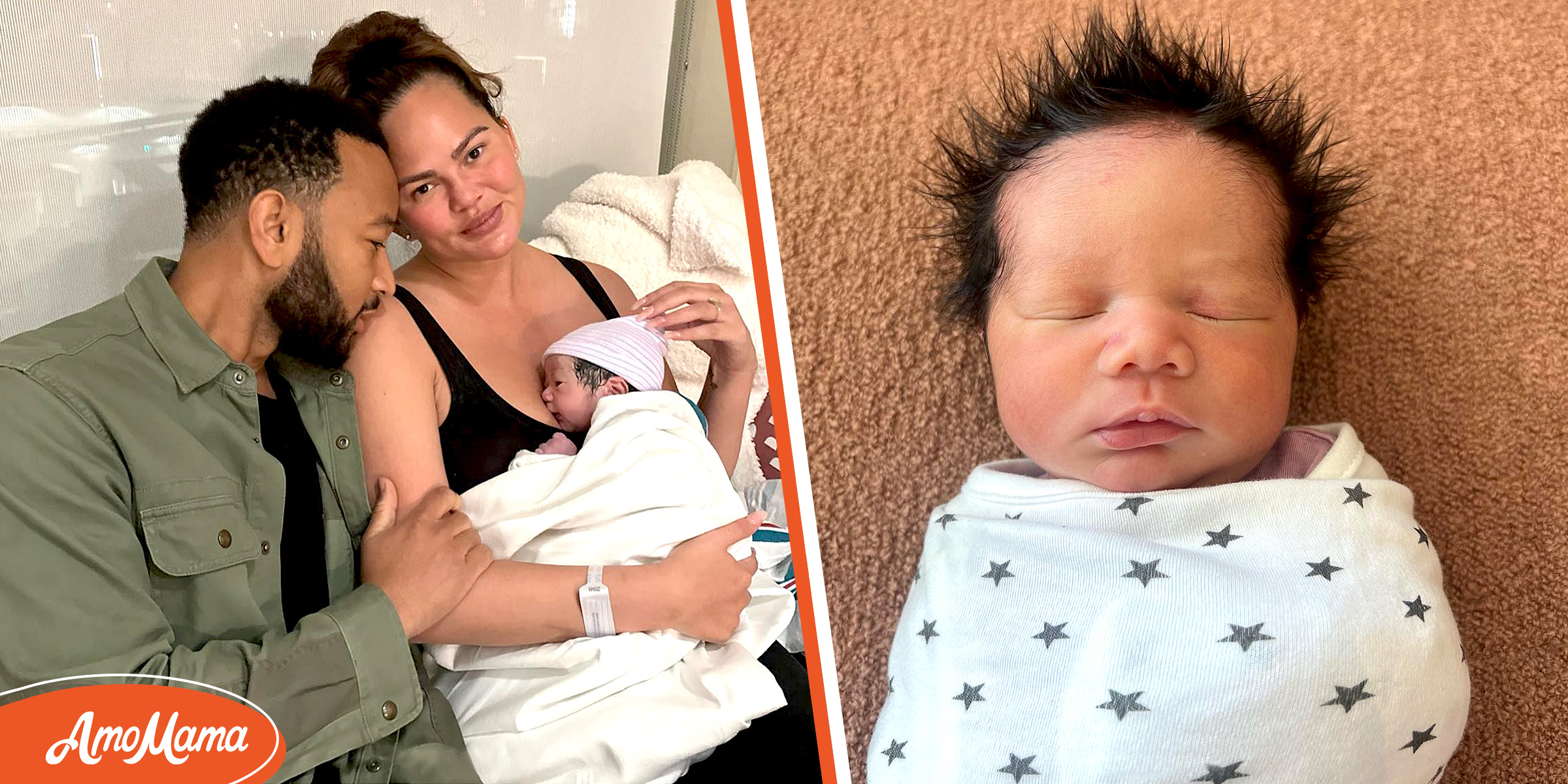 Chrissy Teigen & John Legend Secretly Welcome 4th Baby with Head Full of Hair 5 Months after Daughter’s Birth
