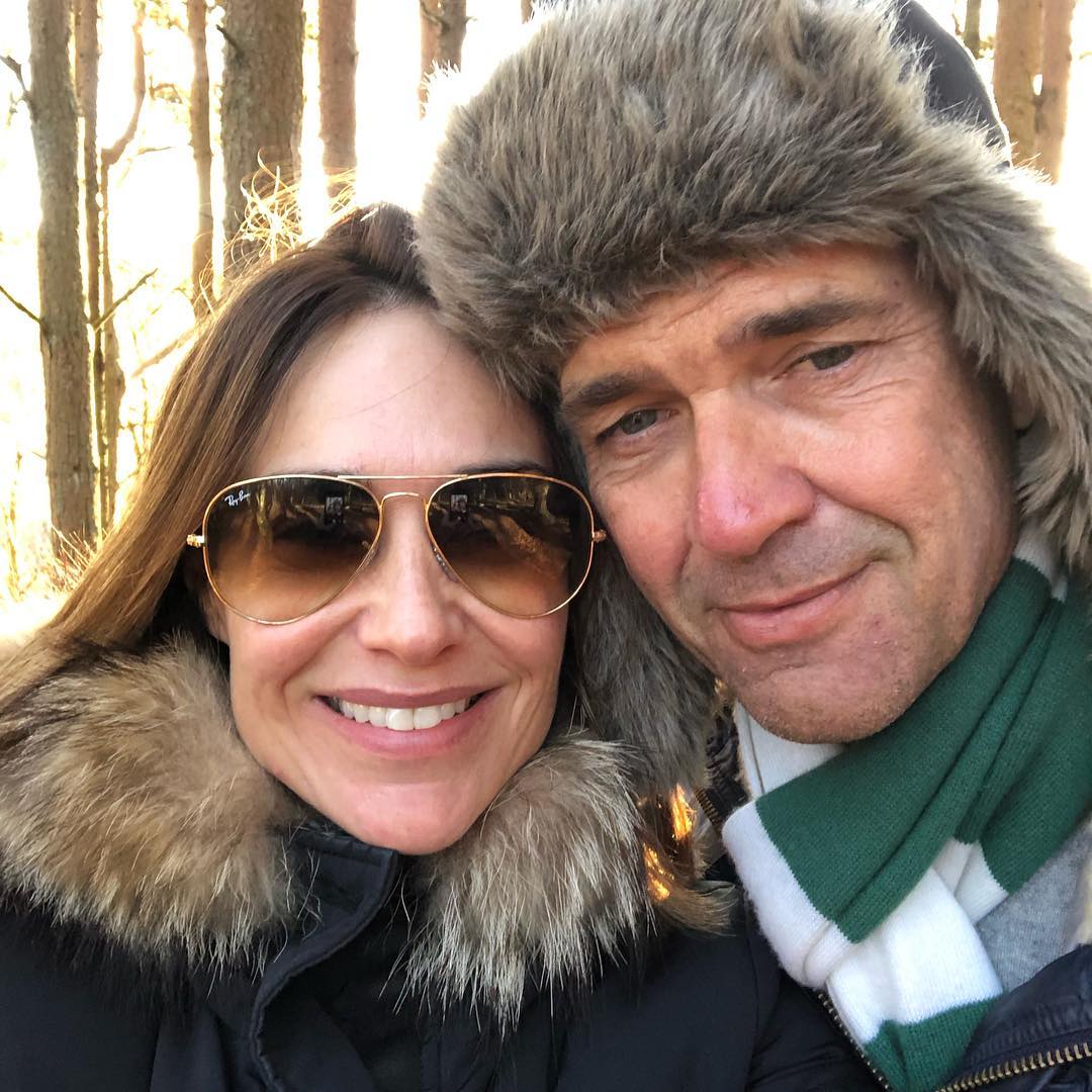 Claire Forlani and Dougray Scott from a post dated December 28, 2018. | Source: Instagram/therealclaireforlani