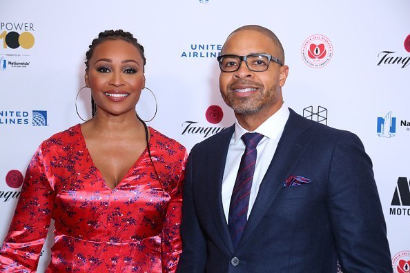 Cynthia Bailey and Mike Hill attends Ebony Magazine's Ebony's Power 100 Gala - Arrivals at The Beverly Hilton Hotel on November 30, 2018 | Photo: Getty Images
