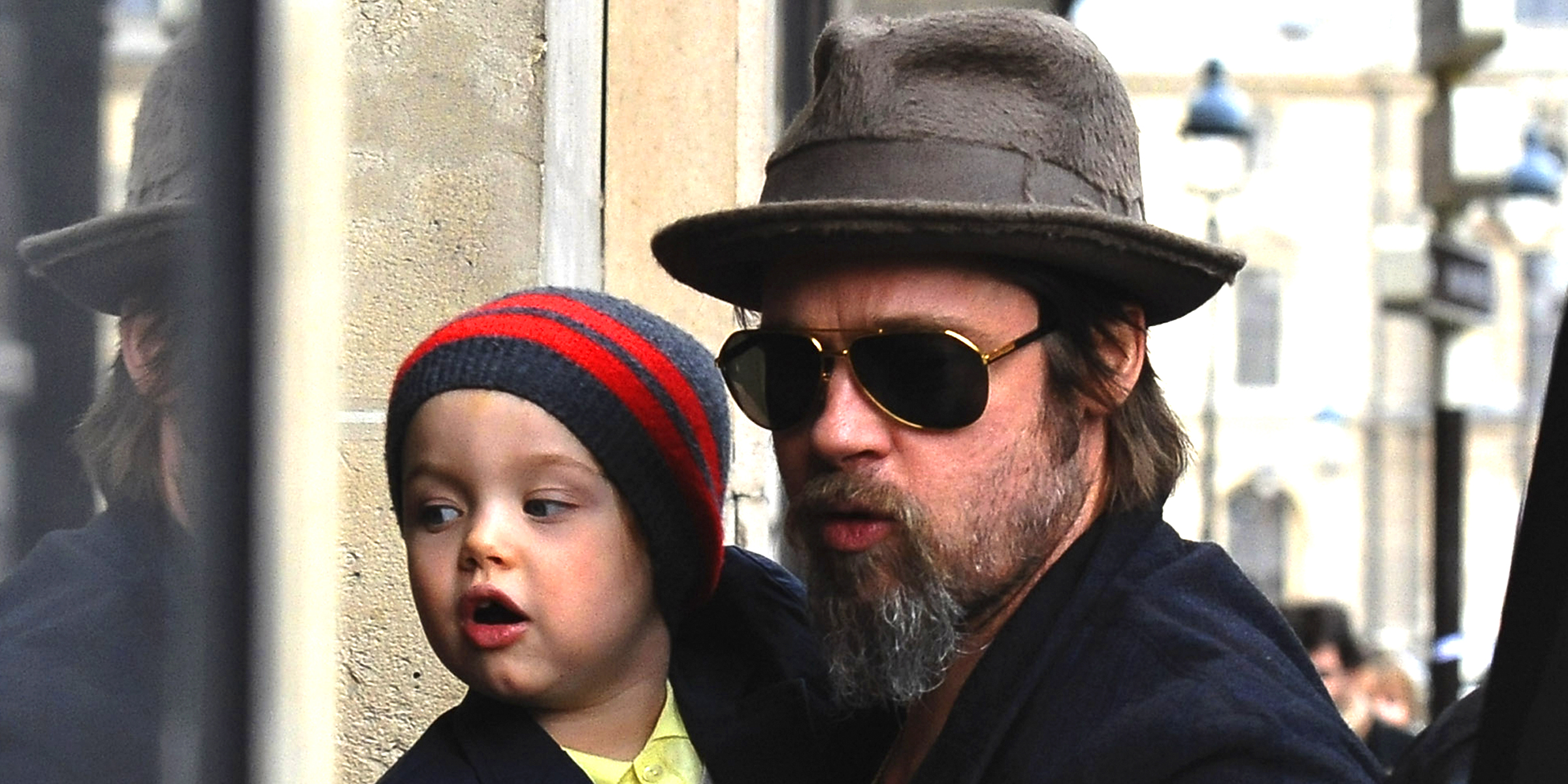 Brad Pitt and his daughter Shiloh | Source: Getty Images