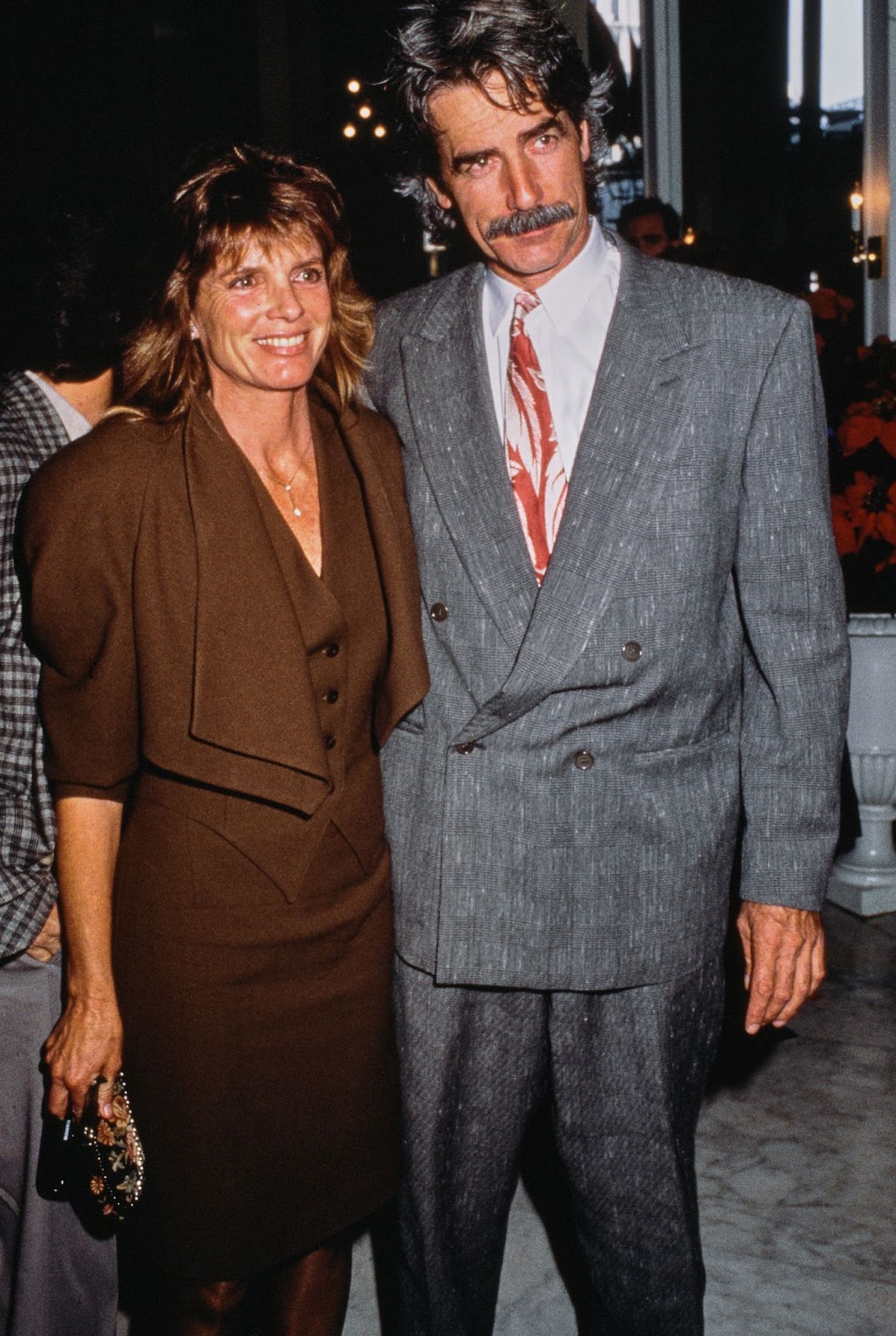 Katharine Ross and Sam Elliott at the Hollywood Women's Press Club's 48th Annual Golden Apple Awards on December 11, 1988, in Beverly Hills, California. | Source: Getty Images