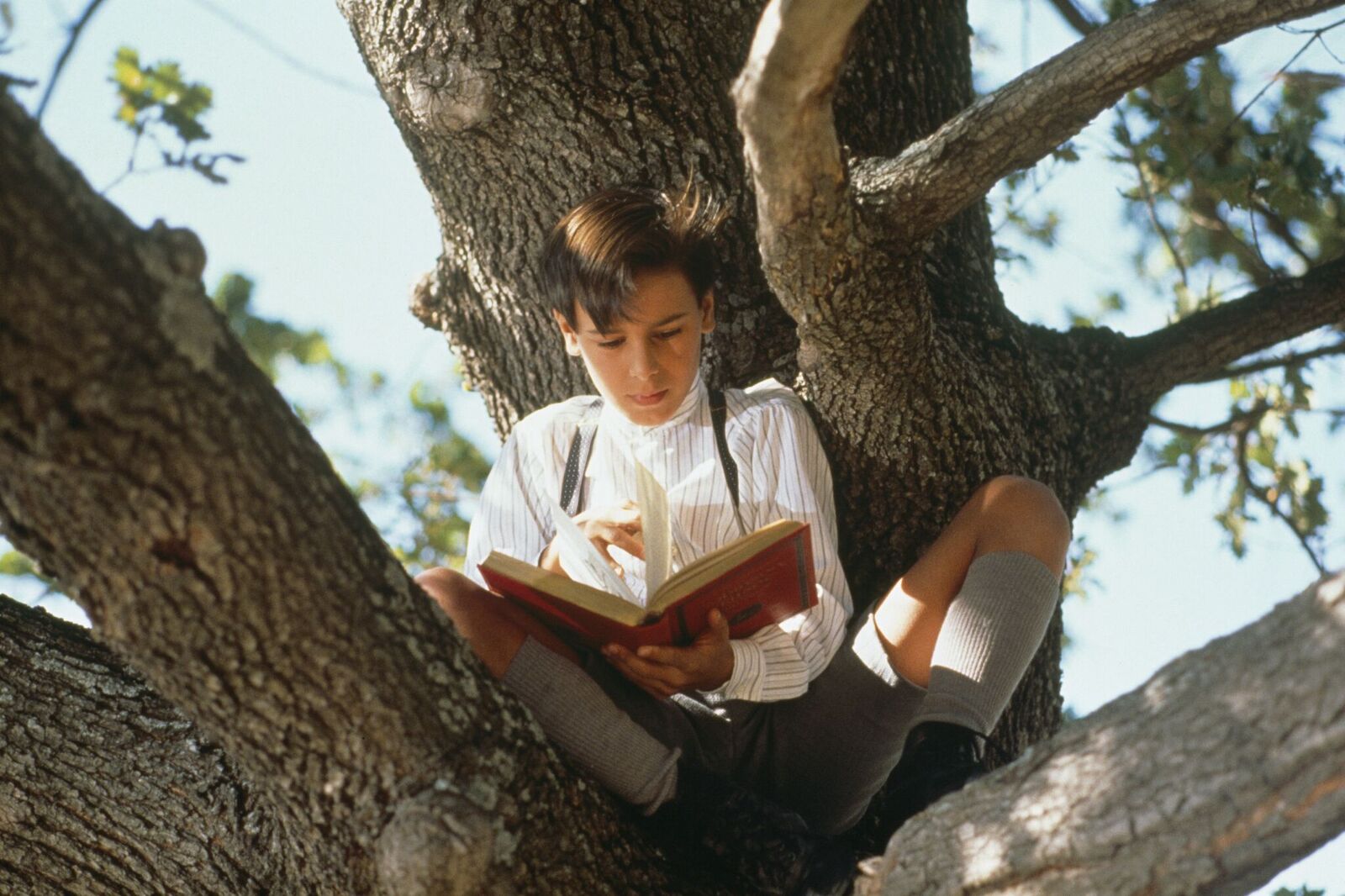 L'acteur français Julien Ciamaca sur le tournage du film "La Gloire de Mon Père". | Photo : Getty Images L'acteur français Julien Ciamaca sur le tournage du film "La Gloire de Mon Père". | Photo : Getty Images