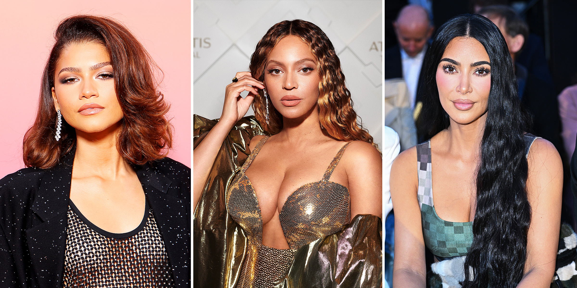 Zendaya | Beyoncé | Kim Kardashian | Source: Getty Images