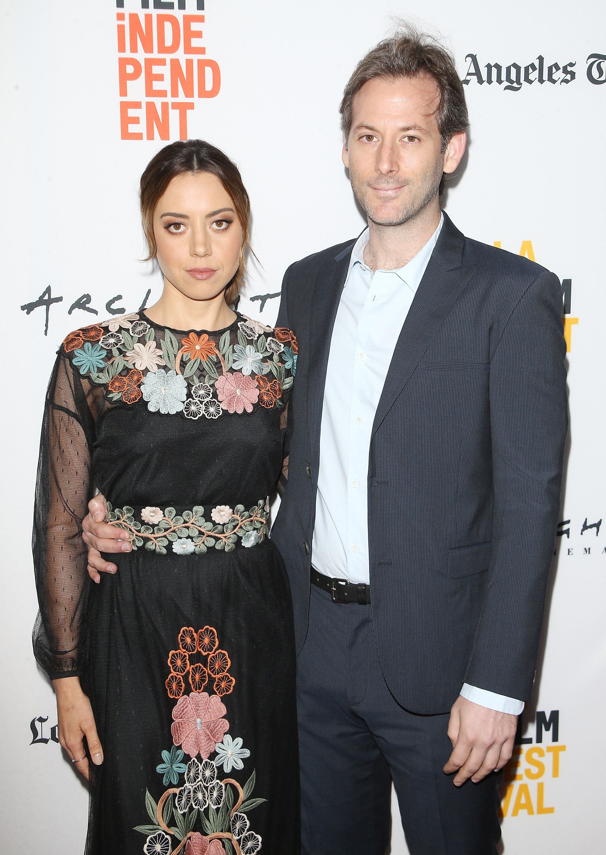 Aubrey Plaza and Jeff Baena arrive at the 2017 Los Angeles Film Festival on June 19, 2017, in Culver City, California. | Source: Getty Images