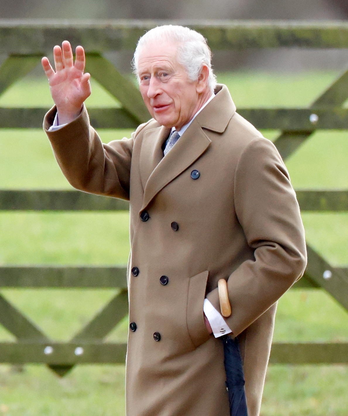 King Charles III attends the Sunday service at the Church of St Mary Magdalene on January 7, 2024 in Sandringham, England | Source: Getty Images