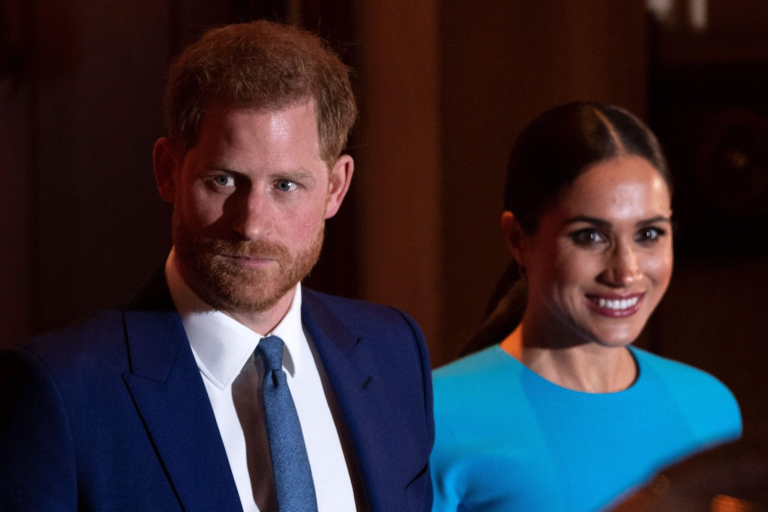 Prince Harry and Duchess Meghan at the Endeavour Fund Awards in London on March 5, 2020. | Source: Getty Images