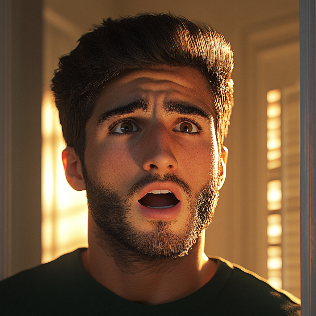 A shocked man | Source: Midjourney