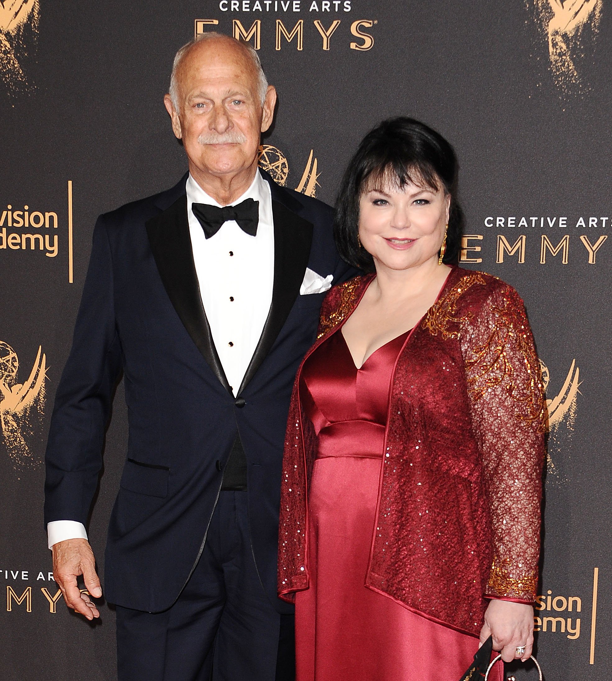 Gerald McRaney and Delta Burke at the 2017 Creative Arts Emmy Awards on September 10, 2017, in Los Angeles | Source: Getty Images