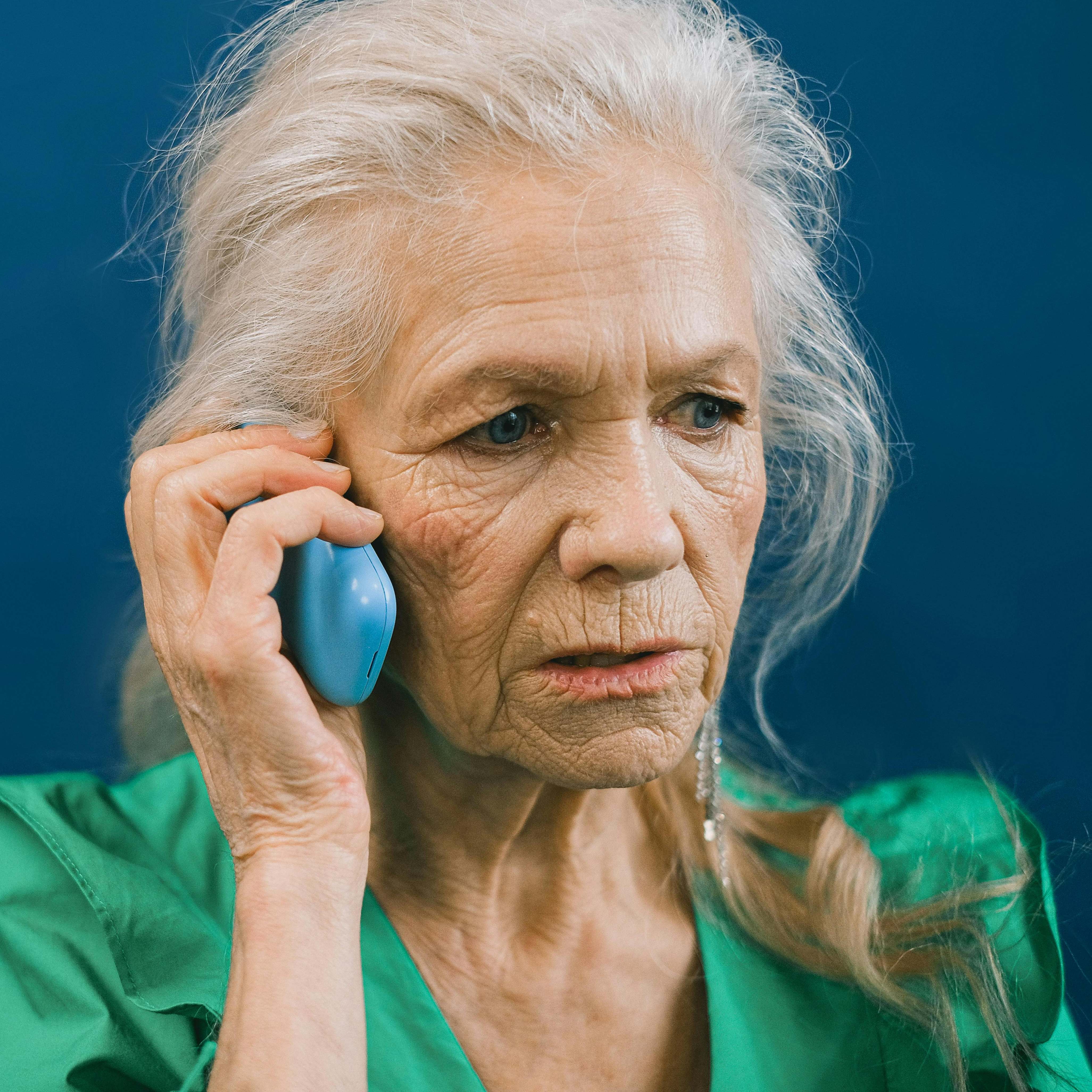 An older woman on a mobile phone call | Source: Pexels