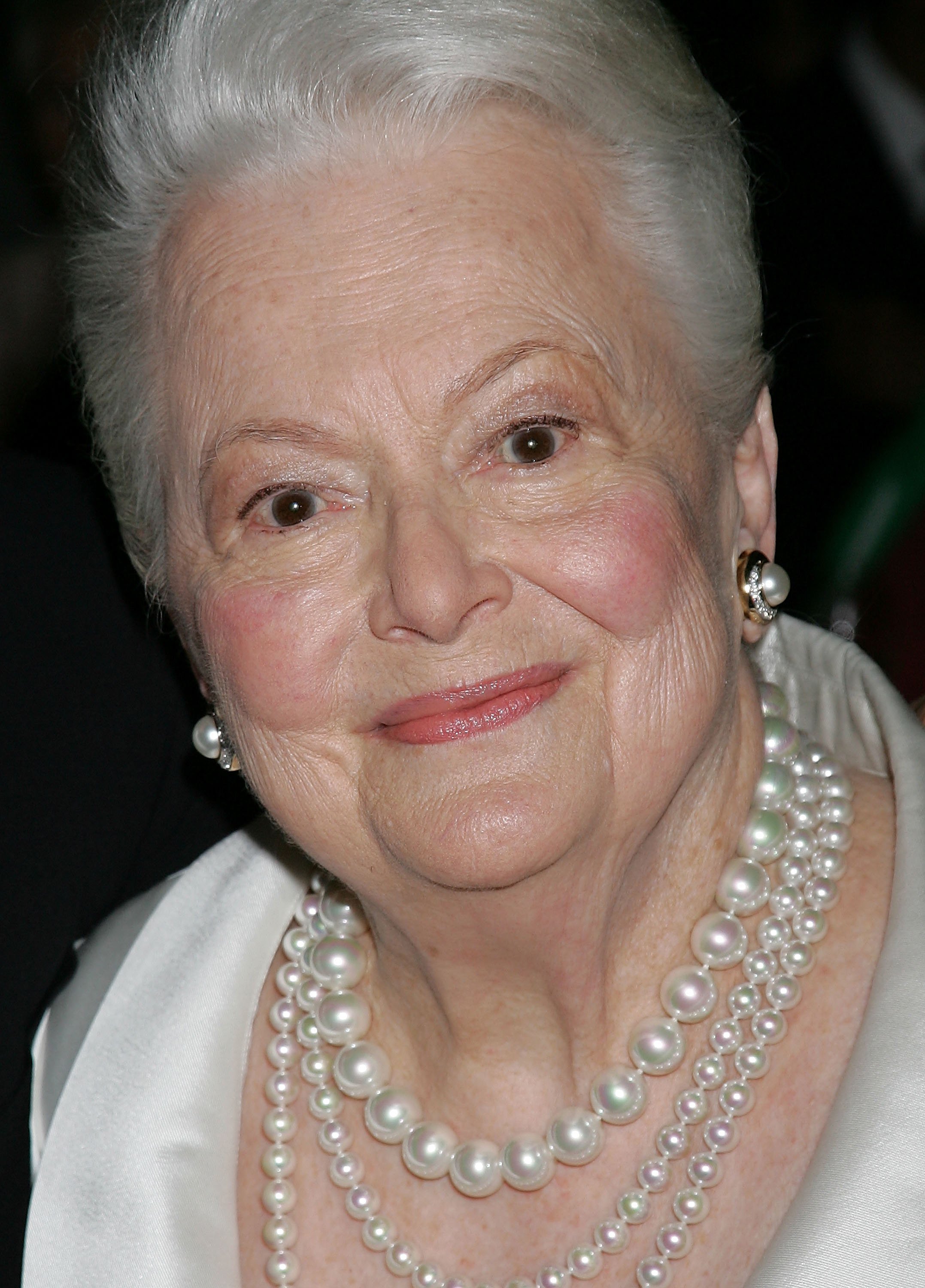 Actress Olivia de Havilland at the Academy of Motion Picture Arts and Sciences' tribute to Ms. de Havilland at the Academy of Motion Picture Arts and Sciences in Beverly Hills, California | Photo: David Livingston/Getty Images
