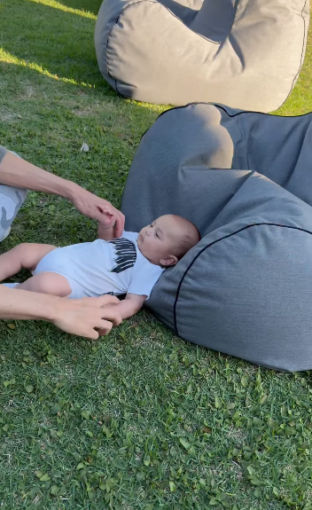 Enrique Iglesias playing with his son Romeo Iglesias in a video from March 28, 2026 | Source: Instagram/enriqueiglesias