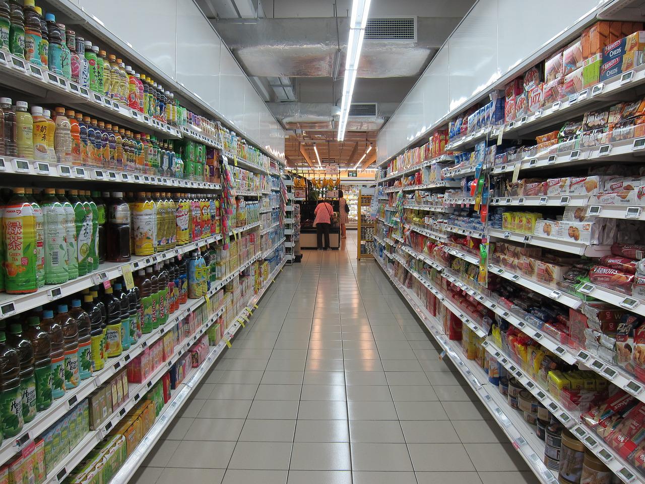 Pasillo de supermercado. | Foto: Pixabay