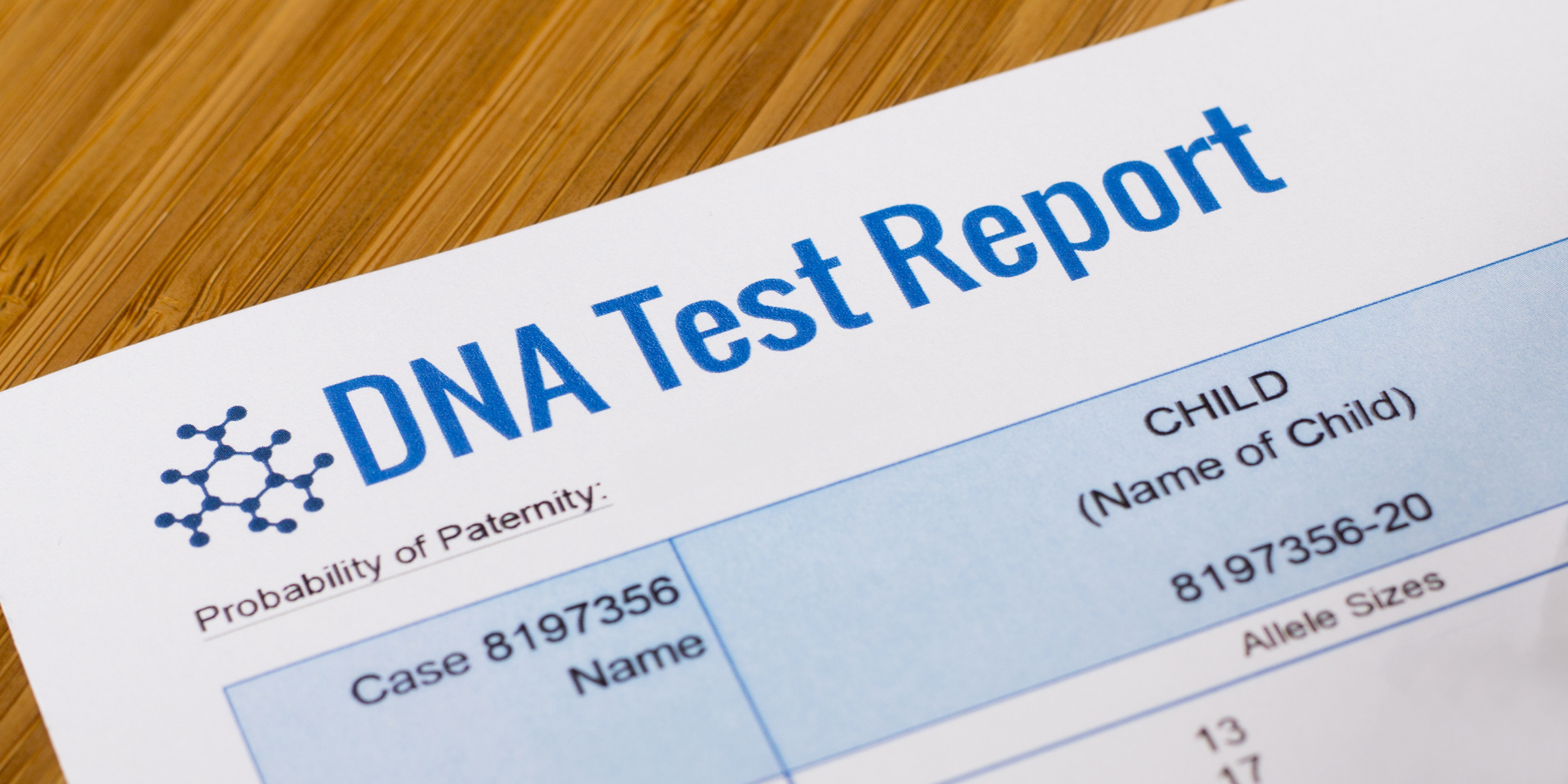 A DNA test report | Source: Shutterstock