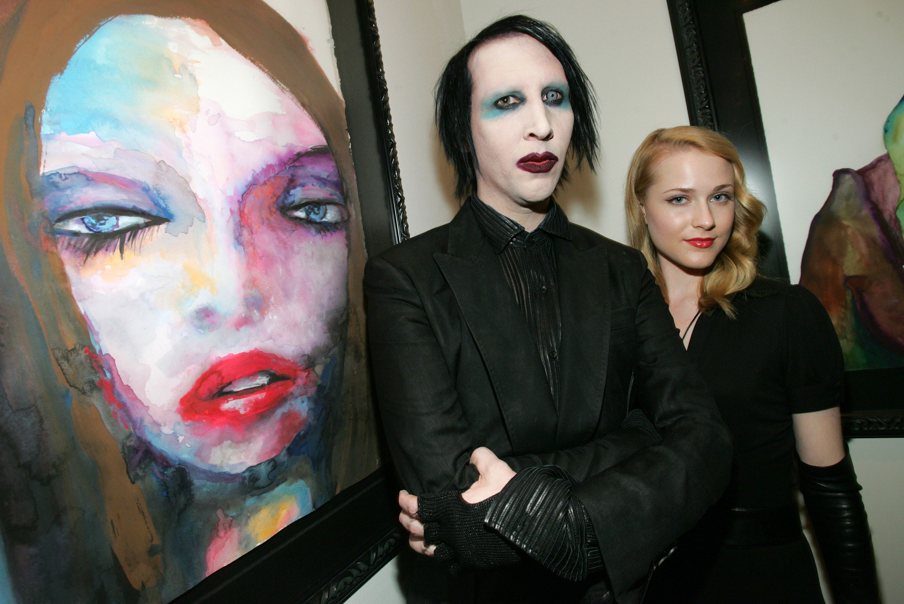 Marilyn Manson and Evan Rachel Wood circa 2007 | Source: Getty Images
