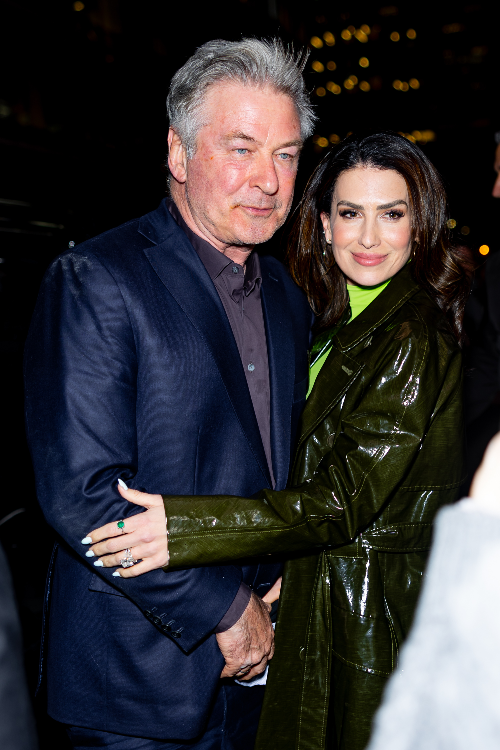 Alec and Hilaria Baldwin arrive at the Grand Opening of the brand new Planet Hollywood NYC on March 11, 2025, in New York City | Source: Getty Images