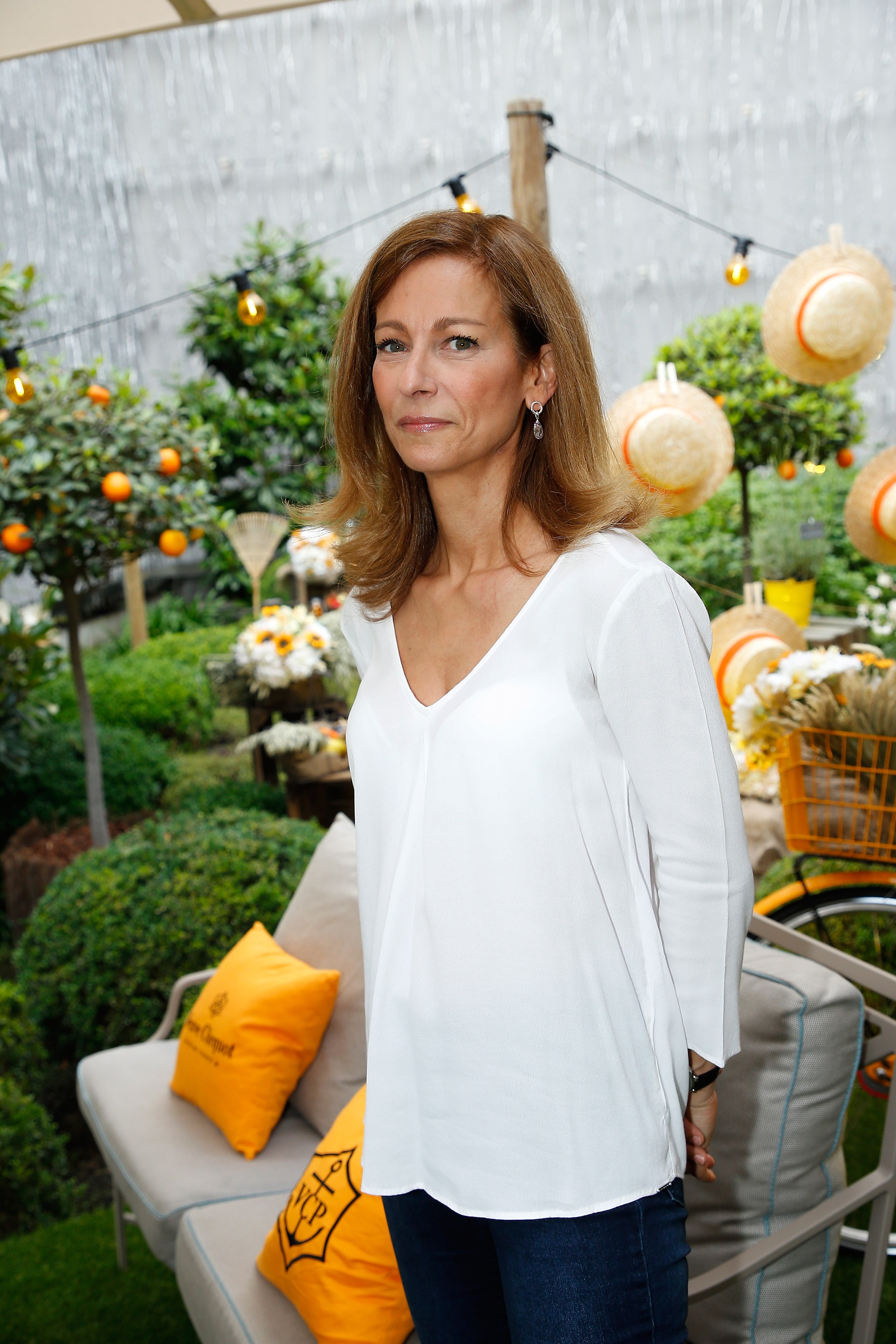 Anne Gravoin à l'Hotel Barriere Le Fouquet's Paris I photos : Getty Images