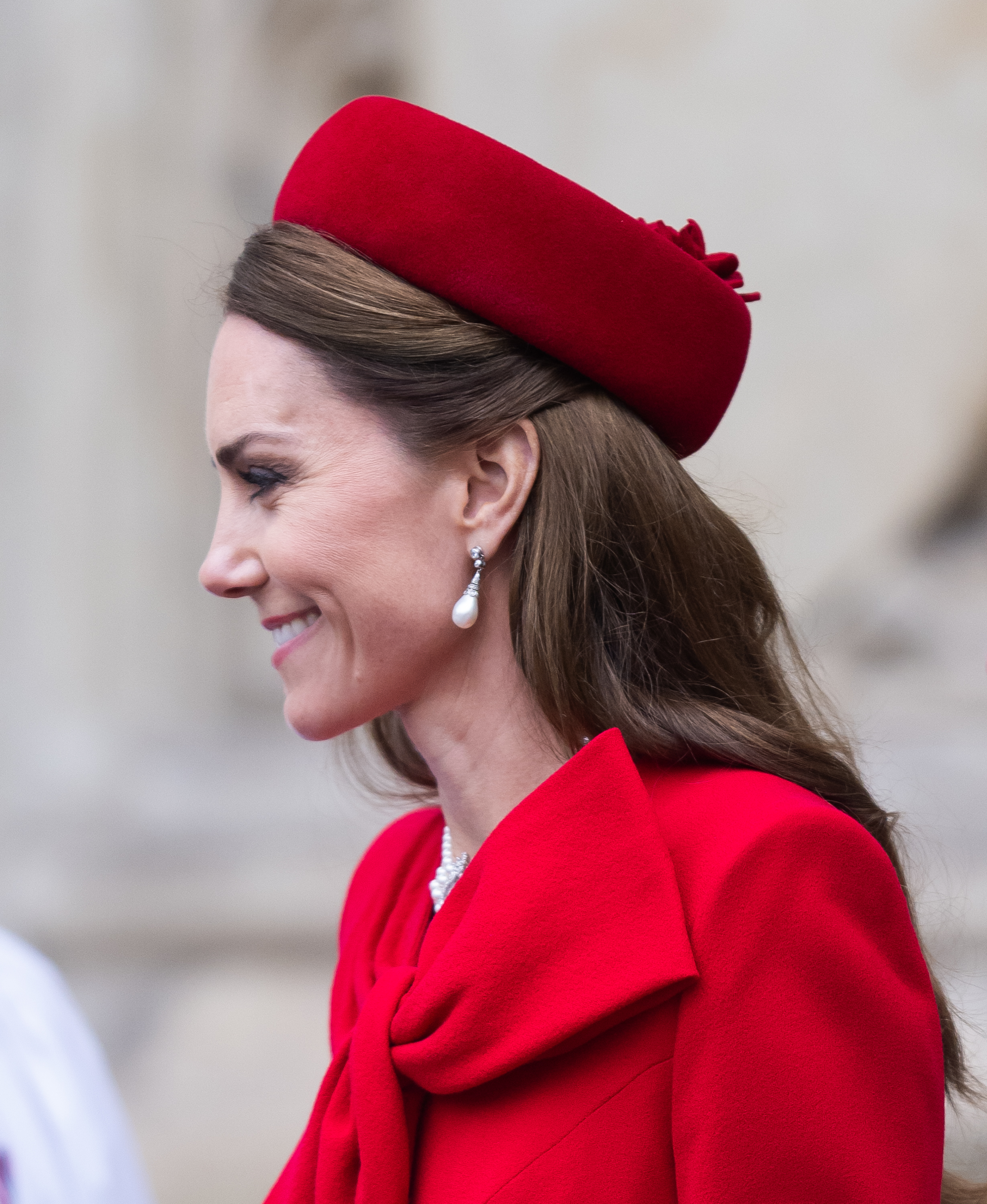 Catherine, Princess of Wales, attends the celebrations for Commonwealth Day at Westminster Abbey on March 10, 2025, in London, England | Source: Getty Images