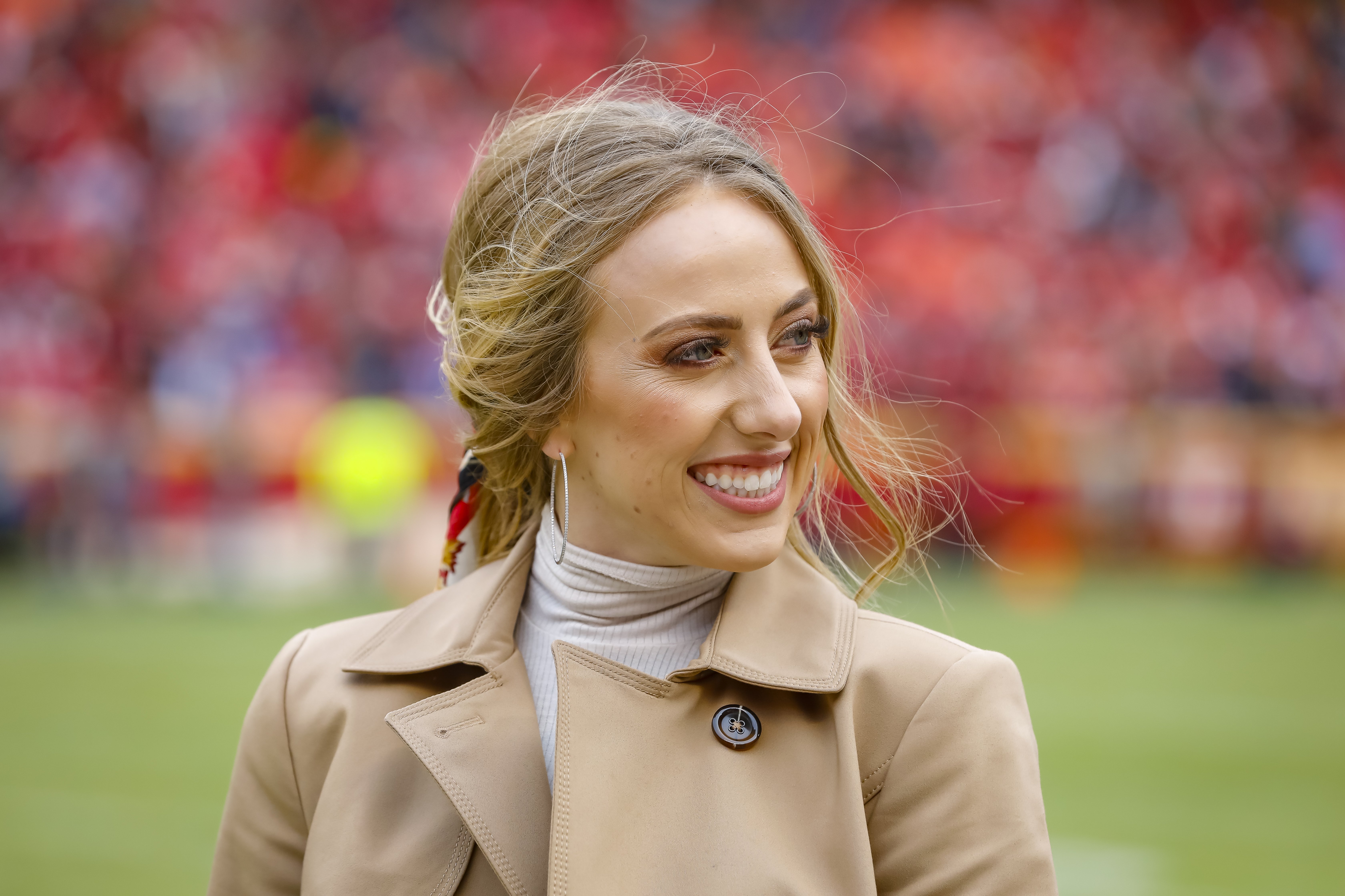Brittany Matthews pictured before the AFC Divisional Round playoff game between the Kansas City Chiefs and the Houston Texans at Arrowhead Stadium on January 12, 2020 in Kansas City, Missouri | Photo: Getty Images