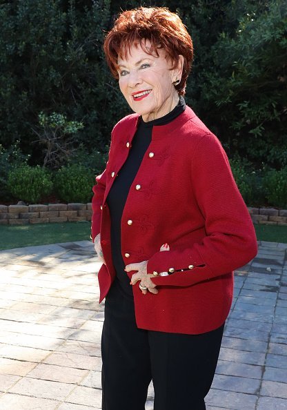 Marion Ross visits Hallmark's "Home & Family" at Universal Studios Hollywood on January 23, 2019, in Universal City, California. | Source: Getty Images.