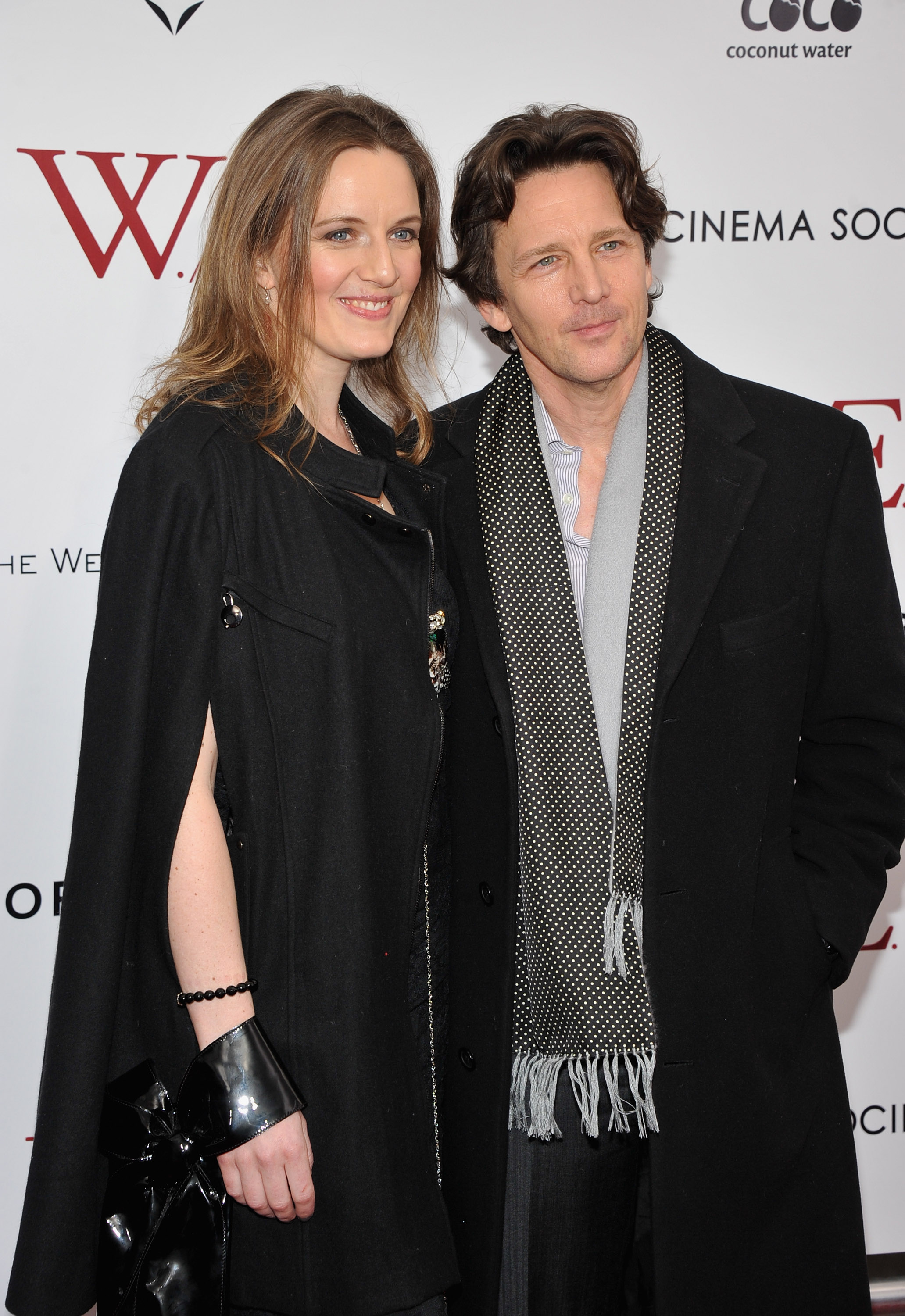 Dolores Rice and Andrew McCarthy at The Weinstein Company with The Cinema Society & Forevermark premiere of "W.E." at the Ziegfeld Theater on January 23, 2012, in New York City. | Source: Getty Images