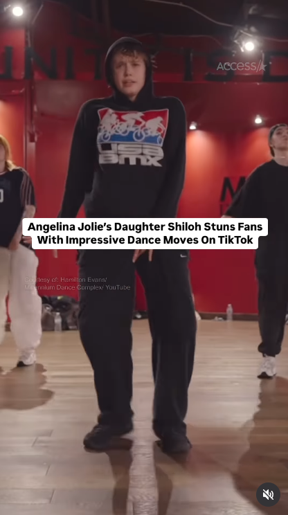 Shiloh Jolie dancing, from a post dated January 8, 2025 | Source: Instagram/accesshollywood