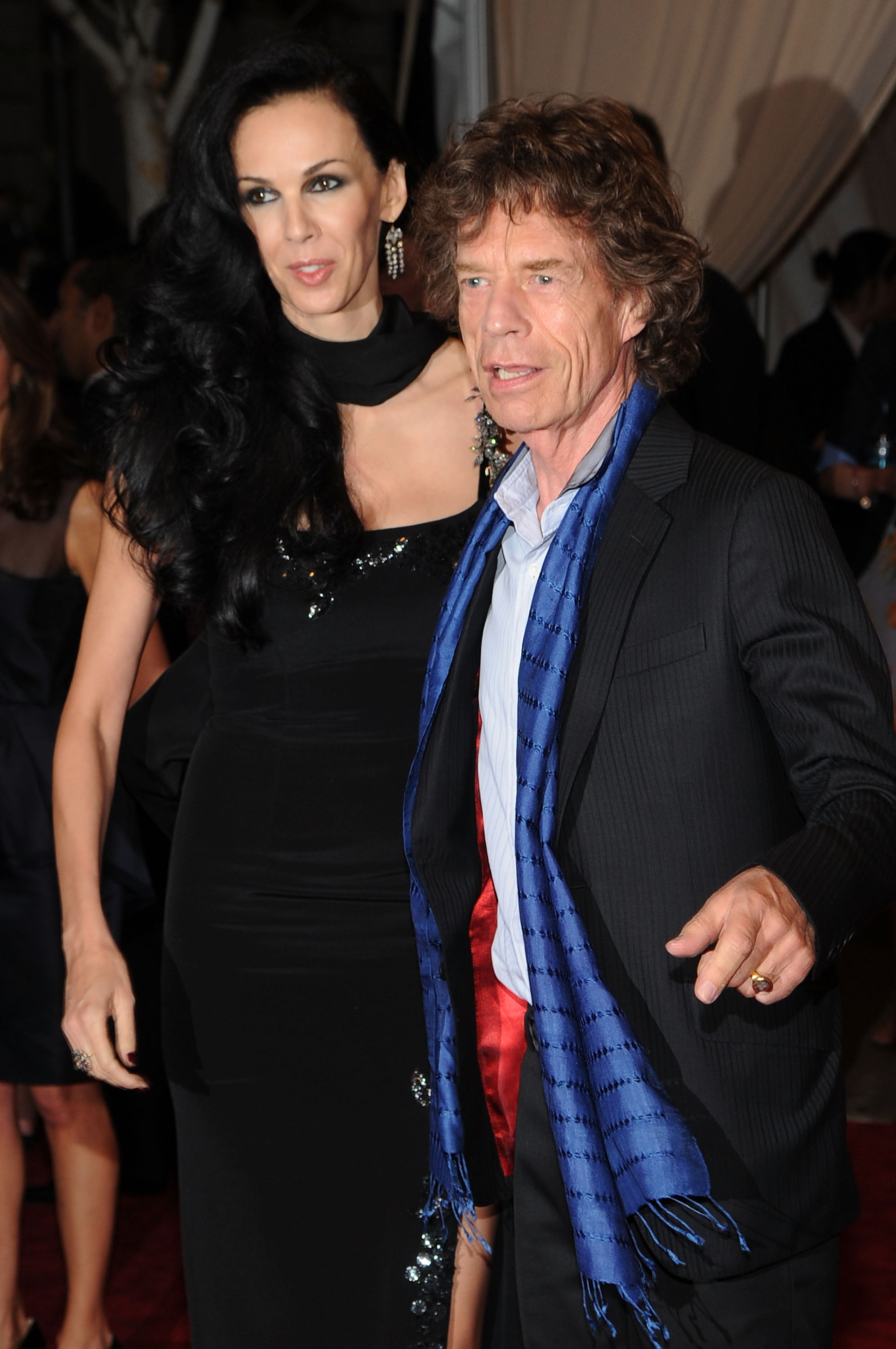 L'Wren Scott and Mick Jagger attend the Costume Institute Gala Benefit on May 3, 2010, in New York City. | Source: Getty Images