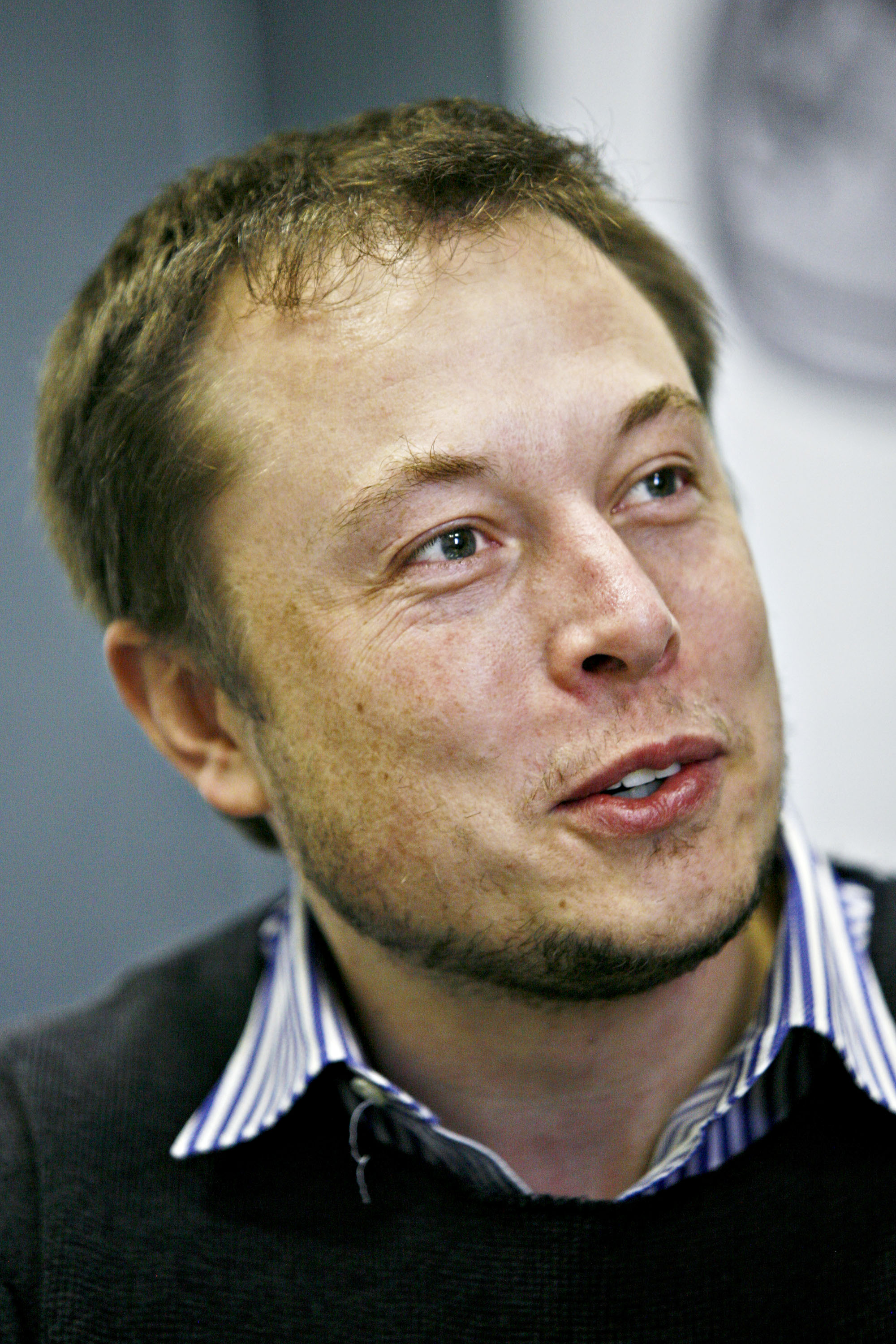 Elon Musk during an interview in San Carlos, California, on February 7, 2008 | Source: Getty Images