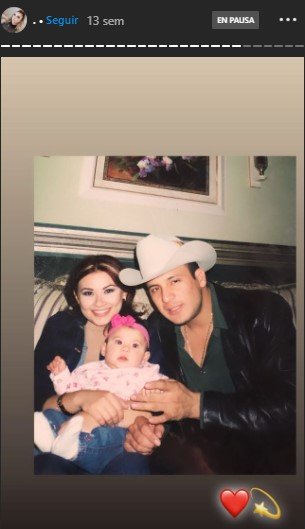 Vianey Durán, Valentín y su hija Valeria. |Foto: captura de pantalla de historia de Instagram/valeelizaldee