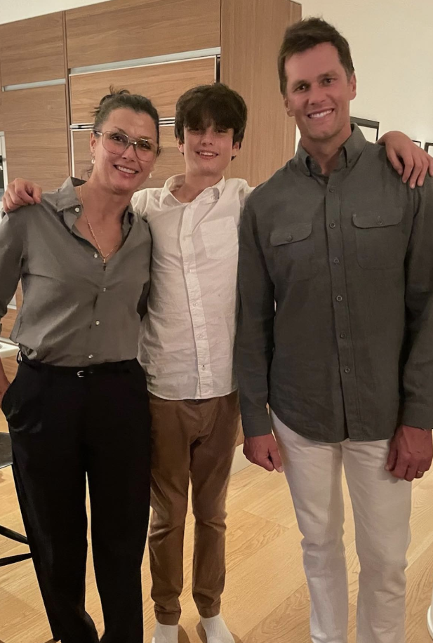 Tom Brady, Bridget Moynahan and their son, Jack as seen in a May 12, 2024 Instagram post | Source: Instagram.com/tombrady/