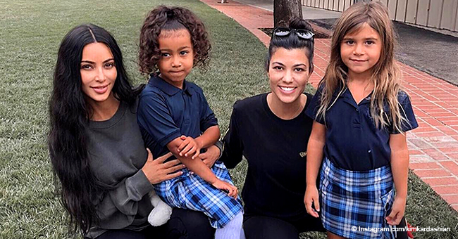 Kourtney Kardashian's Daughter Penelope Turns Heads, Wearing Nearly $400 Gucci Shoes to School