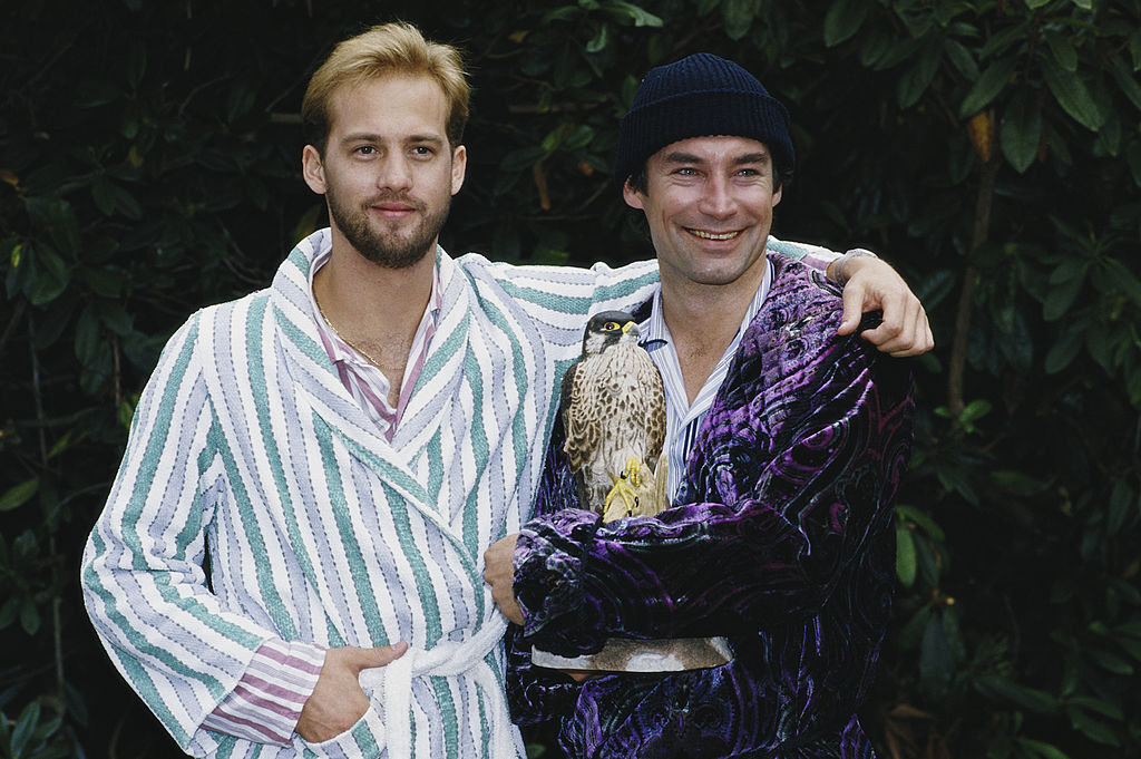 Edwards and Timothy Dalton. Image Credit: Getty Images