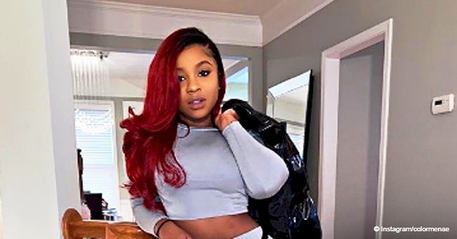 Reginae Carter shows off tiny waistline in tight crop top after losing 10 pounds in a week