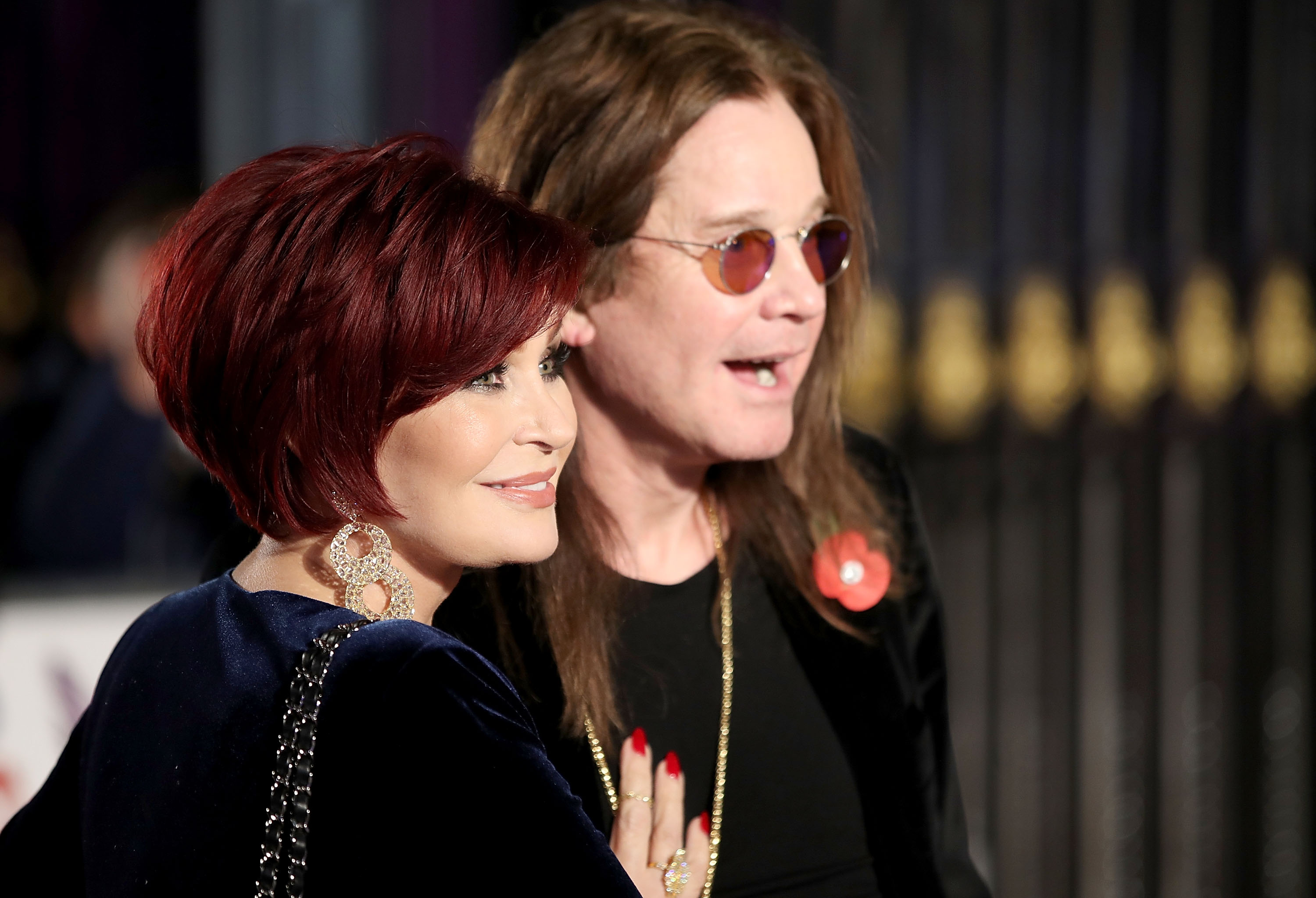 Ozzy and Sharon Osbourne at the Pride of Britain Awards at Grosvenor House on October 30, 2017 in London, England. | Source: Getty Images