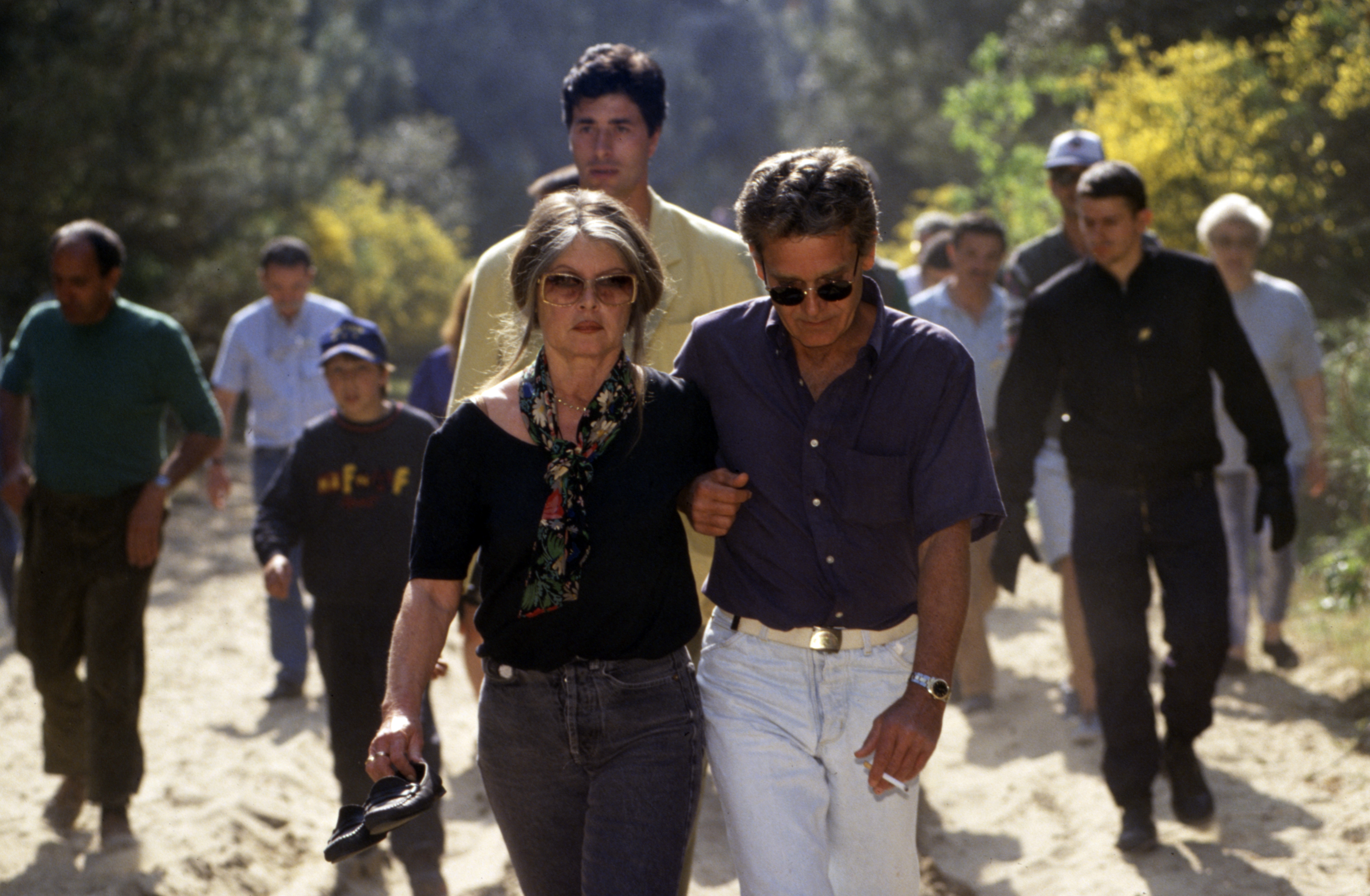 Bernard dOrmale and Brigitte Bardot at an event on May 1, 1994. | Source: Getty Images