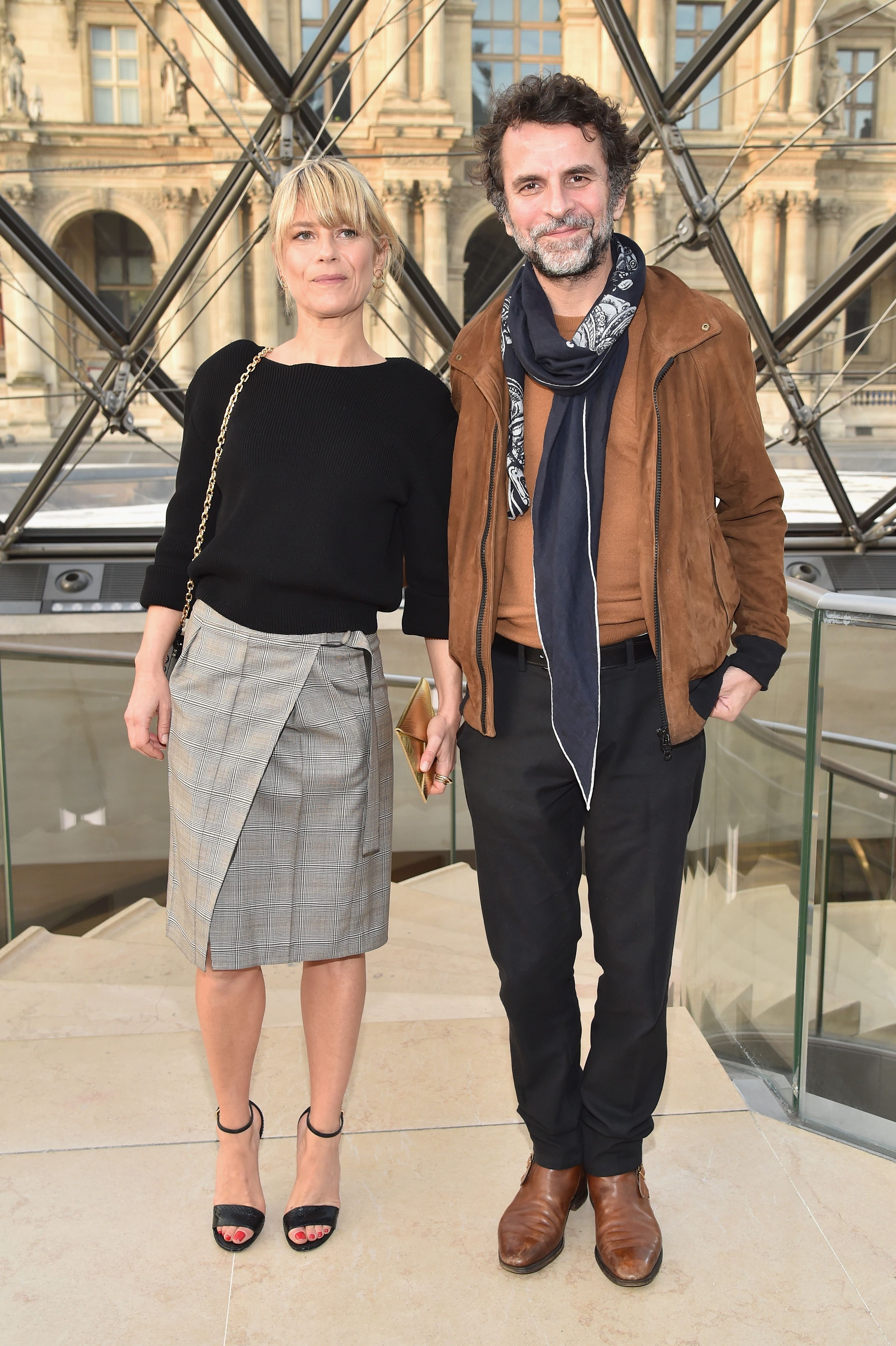  Marina Fois et Eric Lartigau, le 7 mars 2017 à Paris, France. | Photo : Getty Images