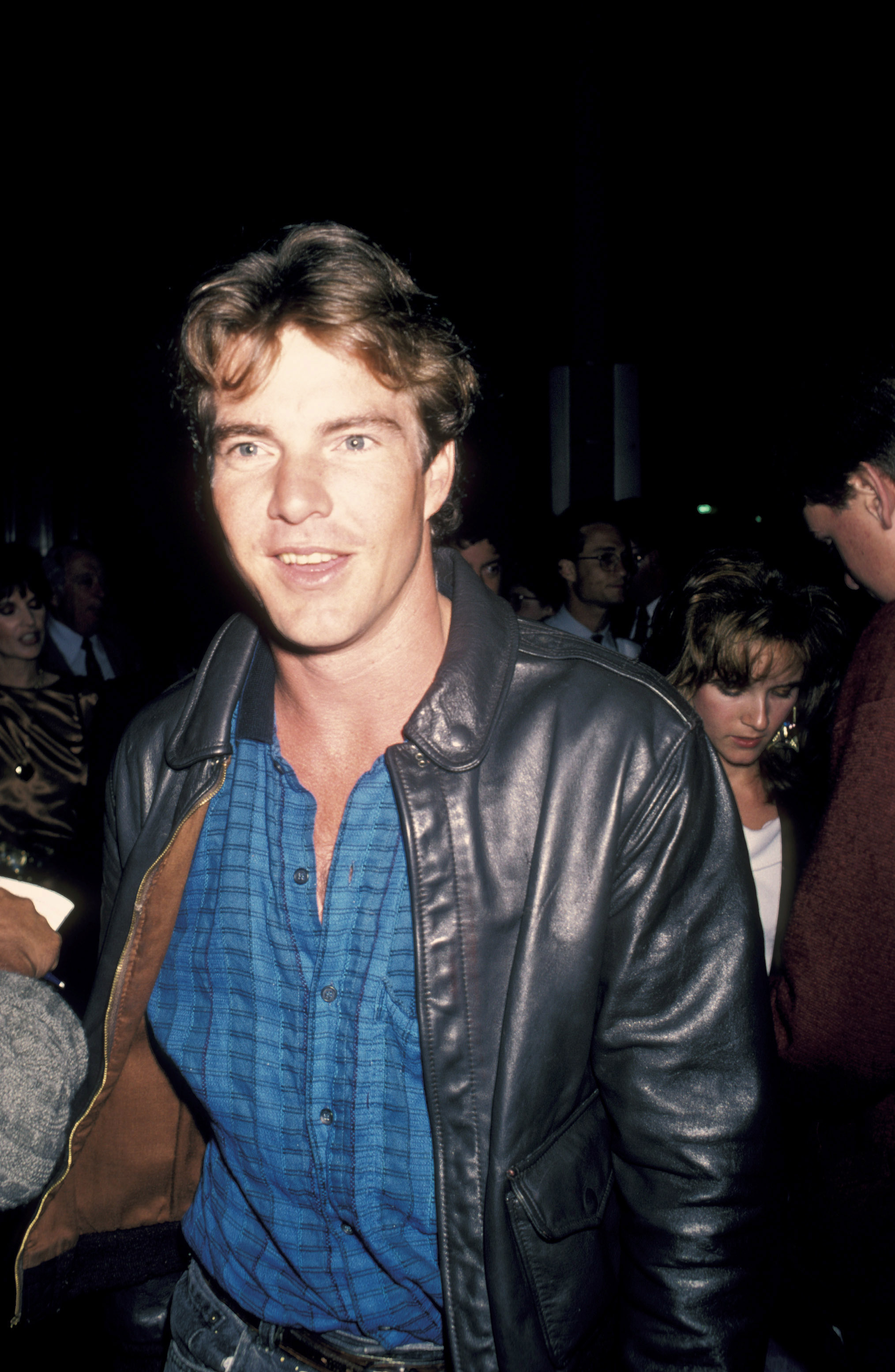 Dennis Quaid at the "Legal Eagles" premiere in Los Angeles, 1986 | Source: Getty Images