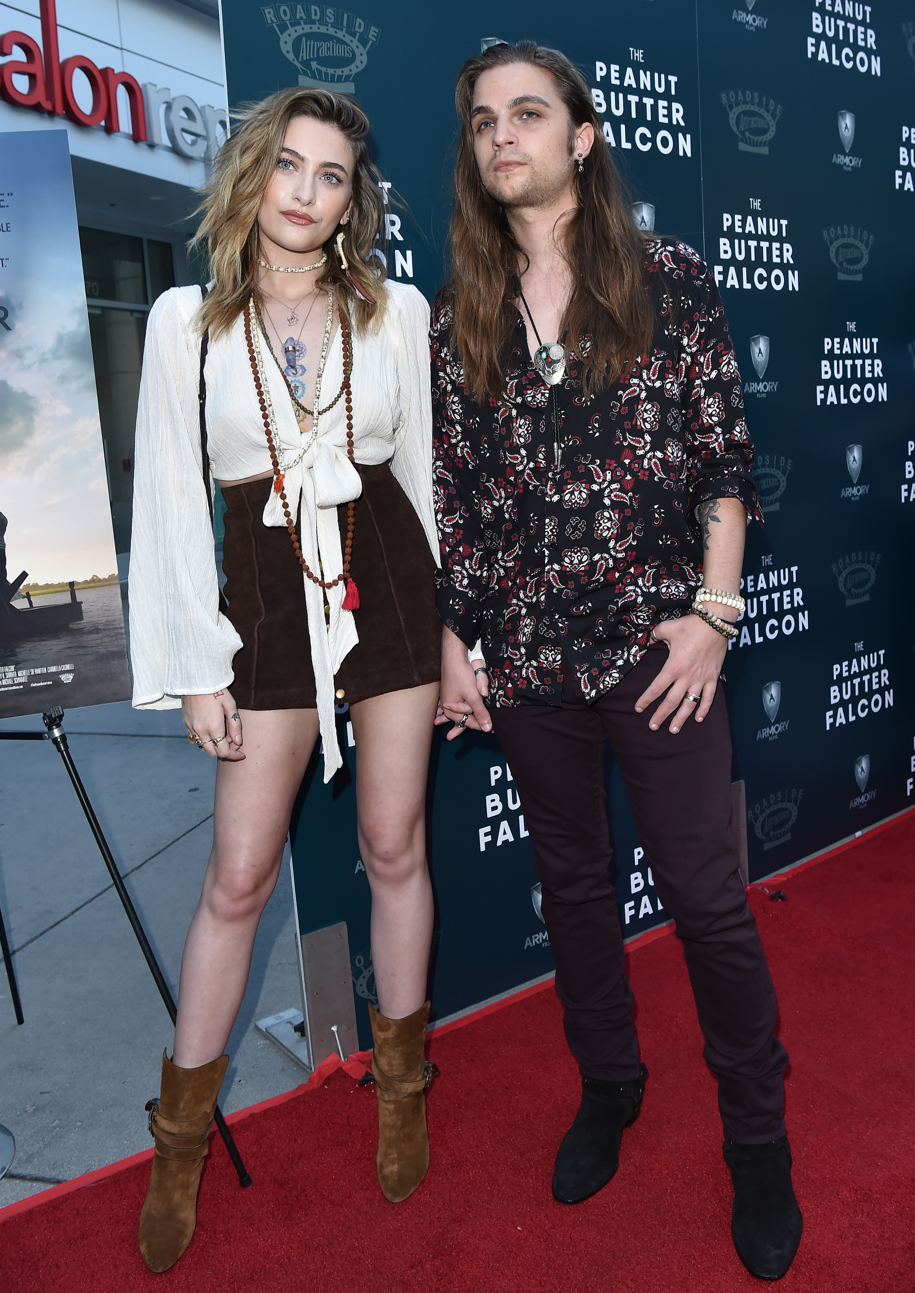 Paris Jackson and Gabriel Glenn attend the screening of "The Peanut Butter Falcon" on August 1, 2019 | Source: Getty Images