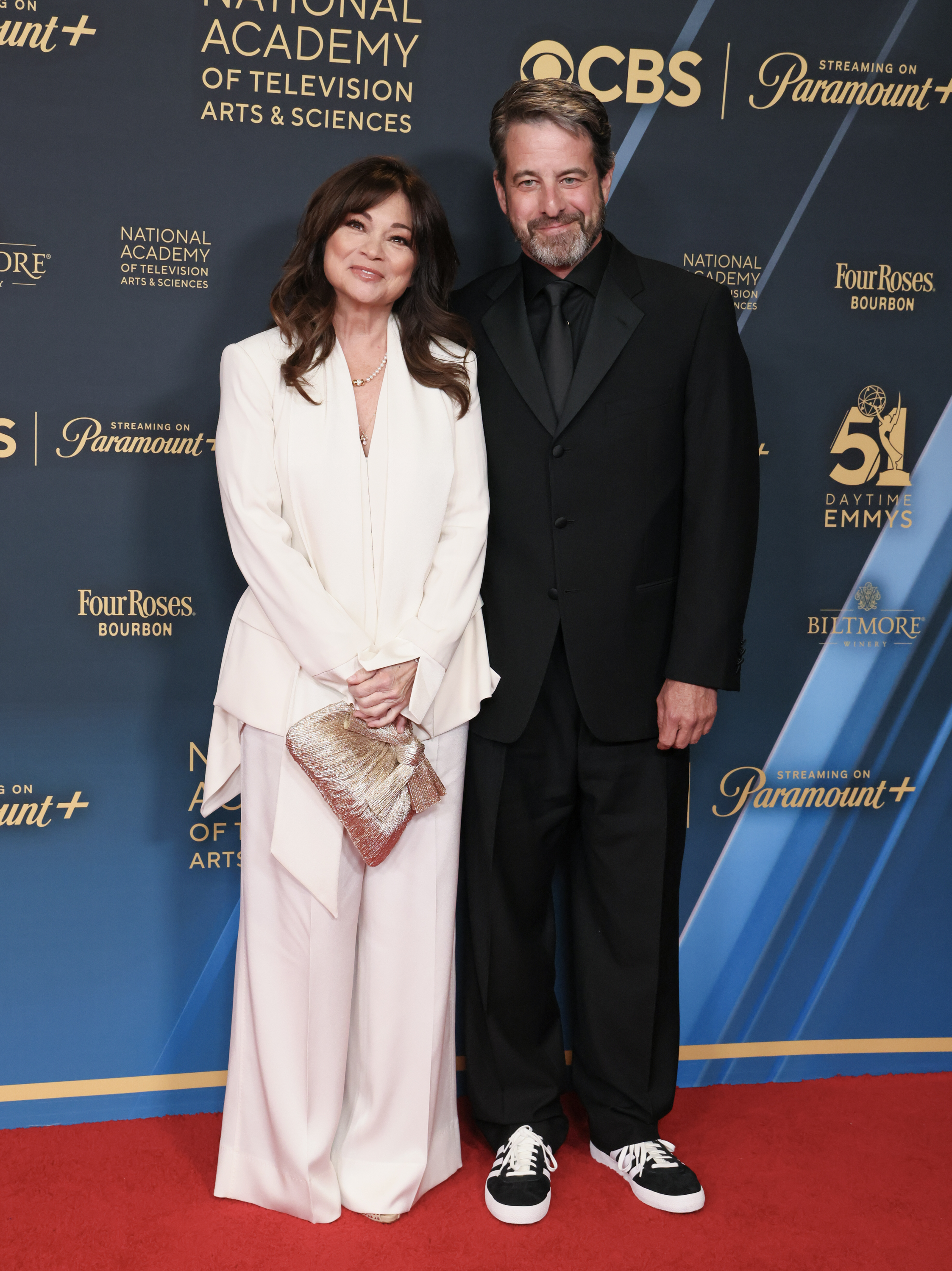 Valerie Bertinelli and Mike Goodnough at the 51st annual Daytime Emmys Awards in Los Angeles on June 7, 2024. | Source: Getty Images
